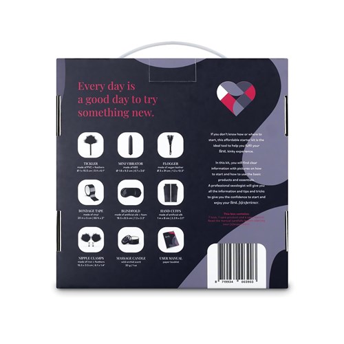 LoveBoxxx First Kinky Experience Starter Set - Packaging - Back