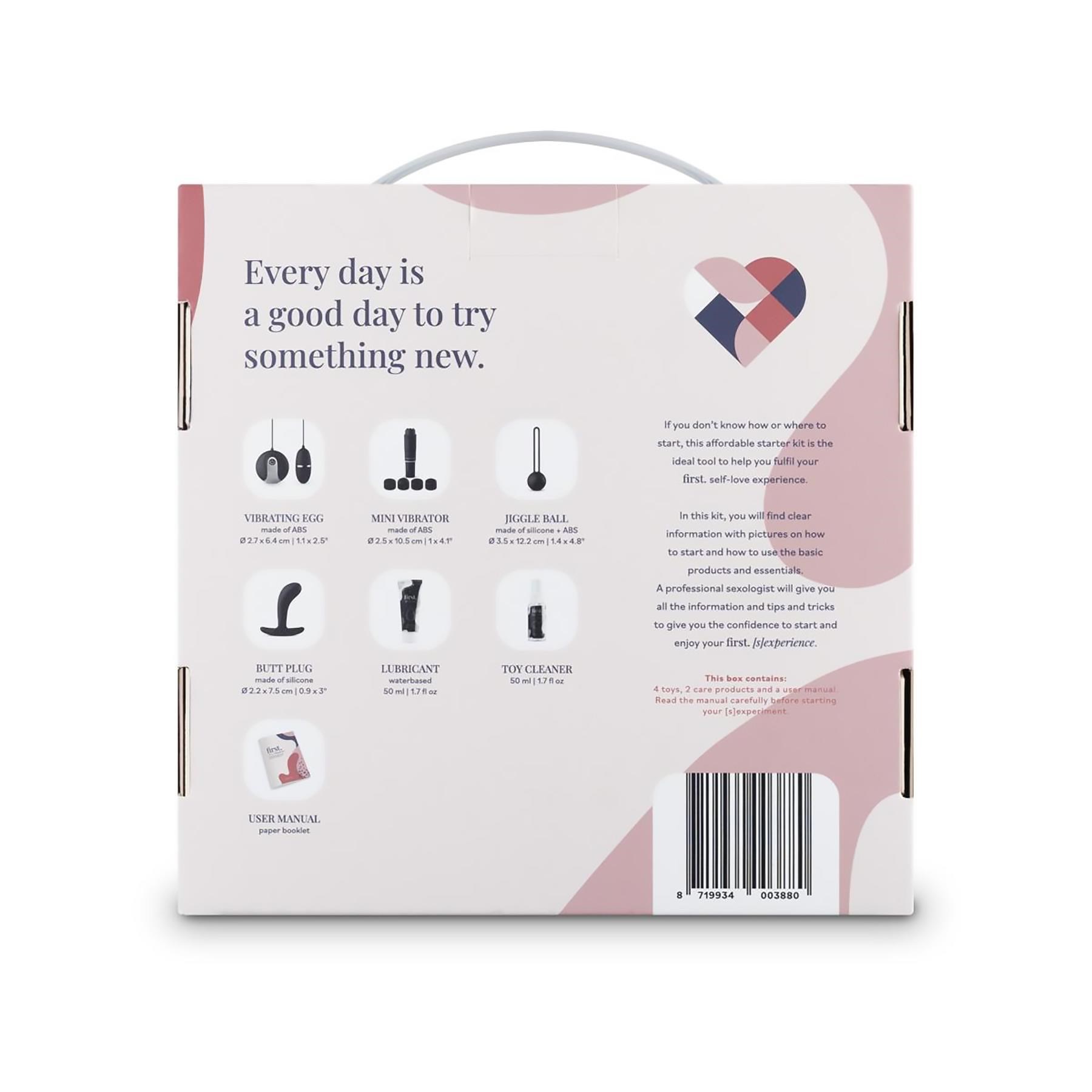 LoveBoxxx First Self Love Experience Starter Set - Packaging - Back
