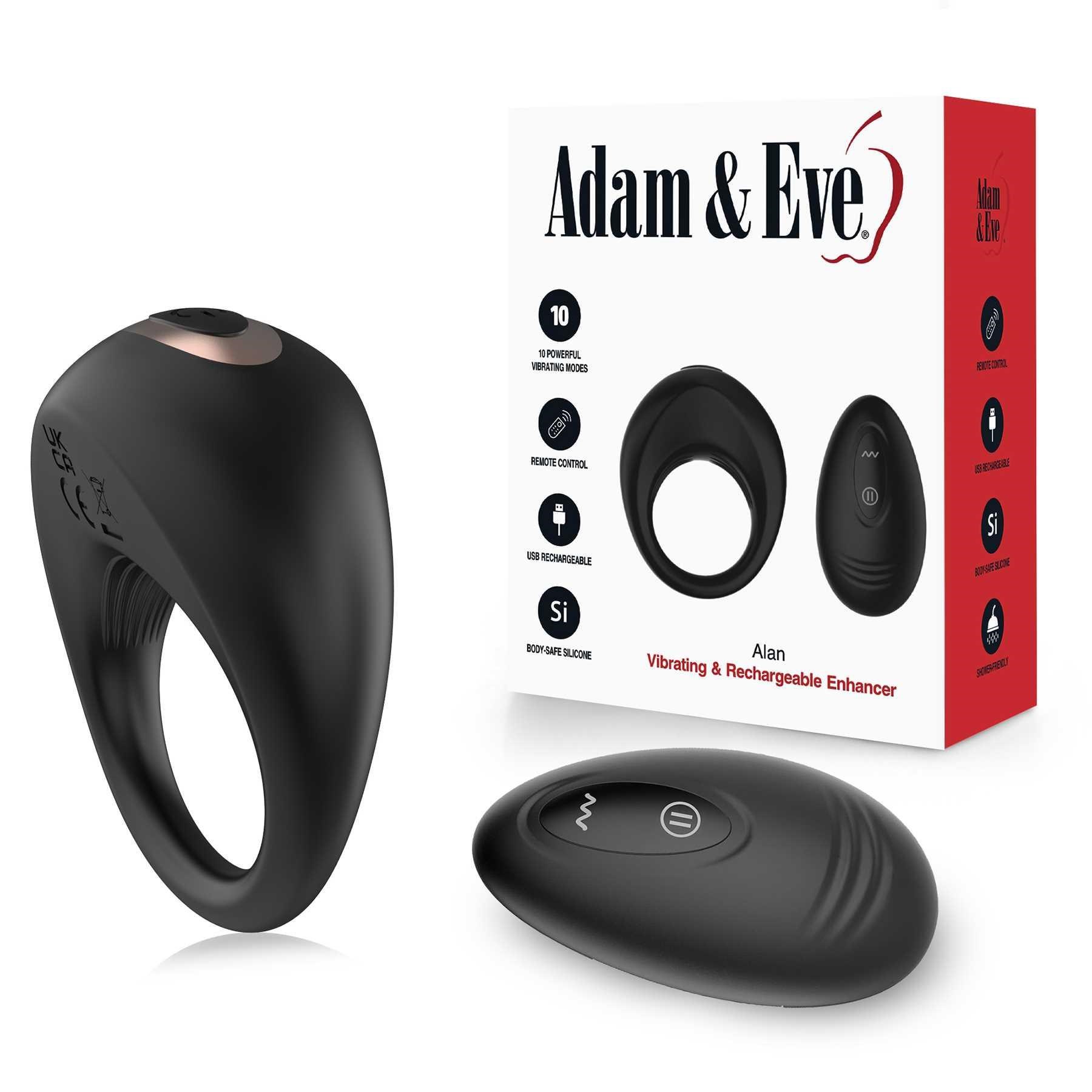 Alan Vibrating & Rechargeable Enhancer with box