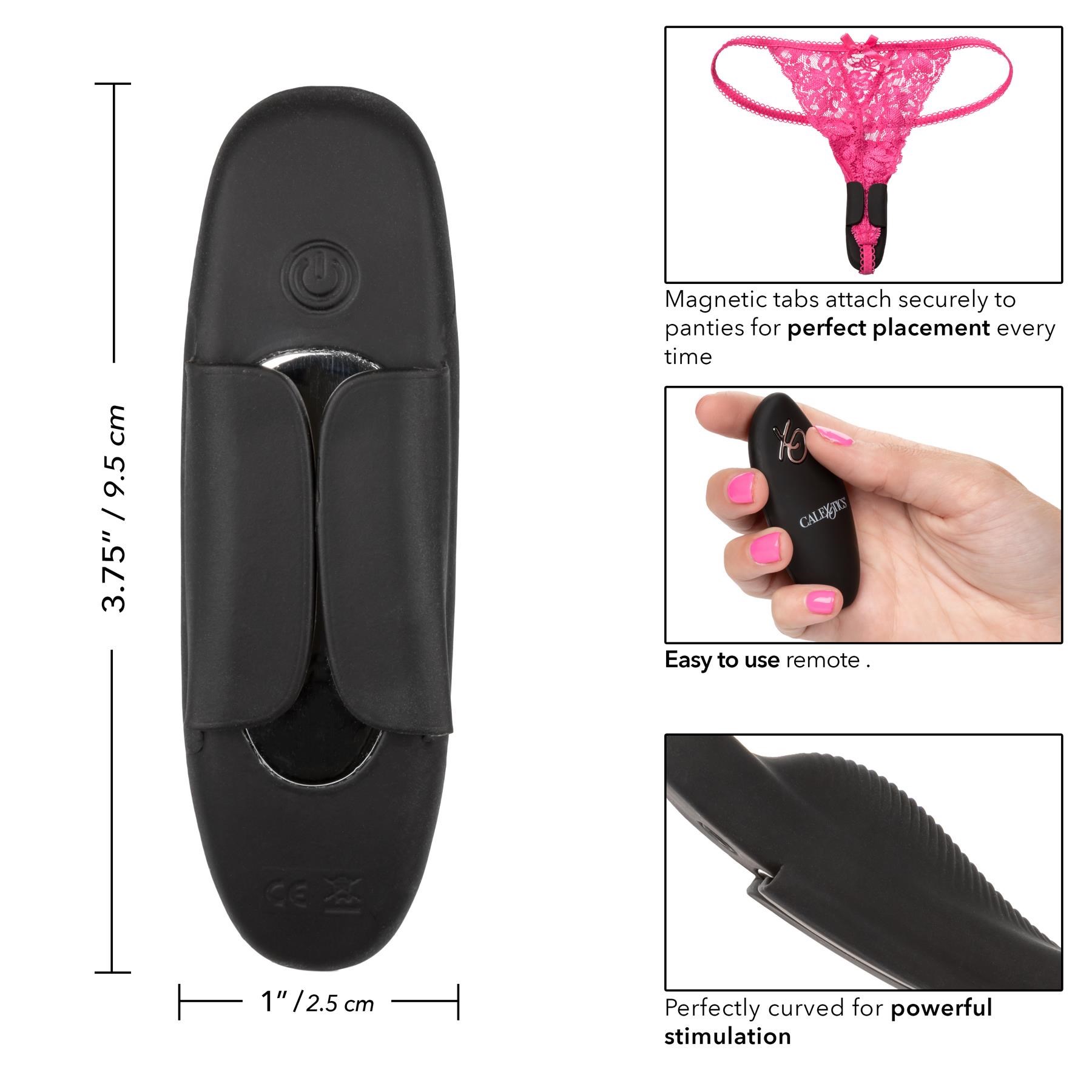 Lock-N-Play Remote Petite Panty Teaser - Instructions and Dimensions