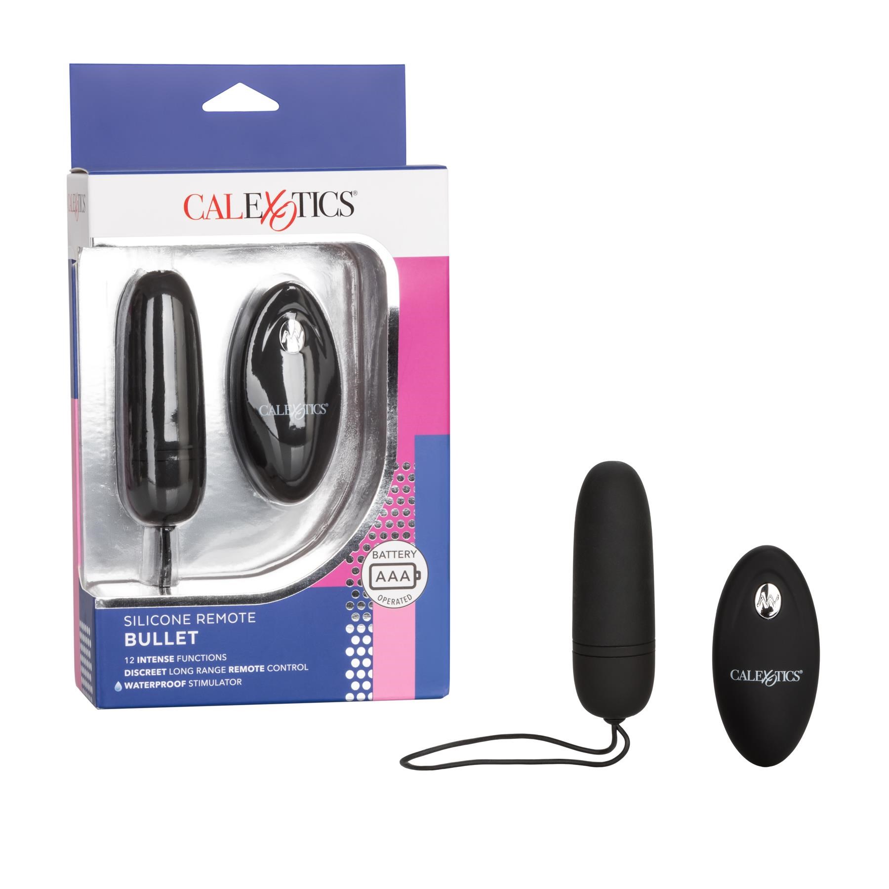 Silicone Remote Bullet - Product and Packaging