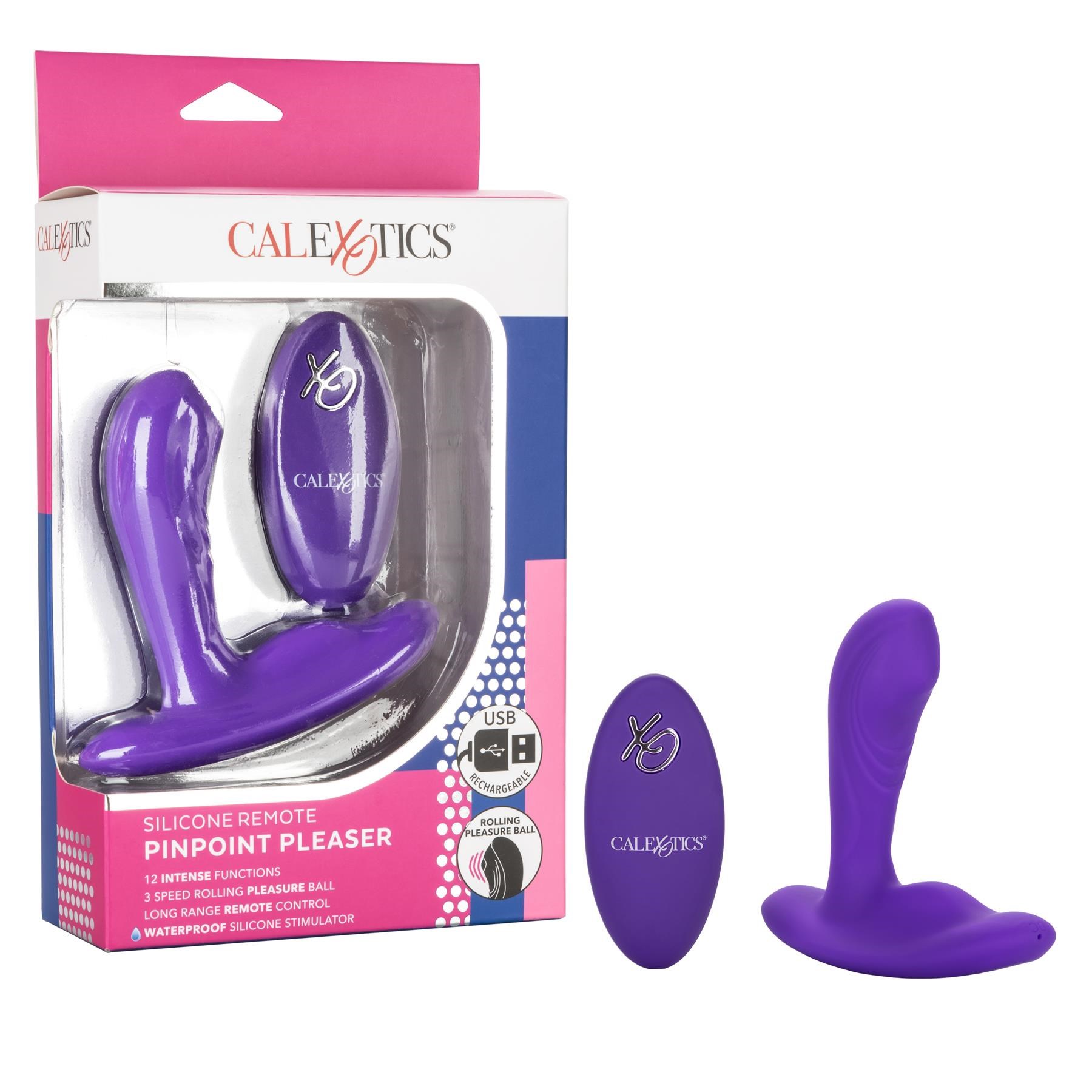 Silicone Remote Pinpoint Pleaser - Product and Packaging