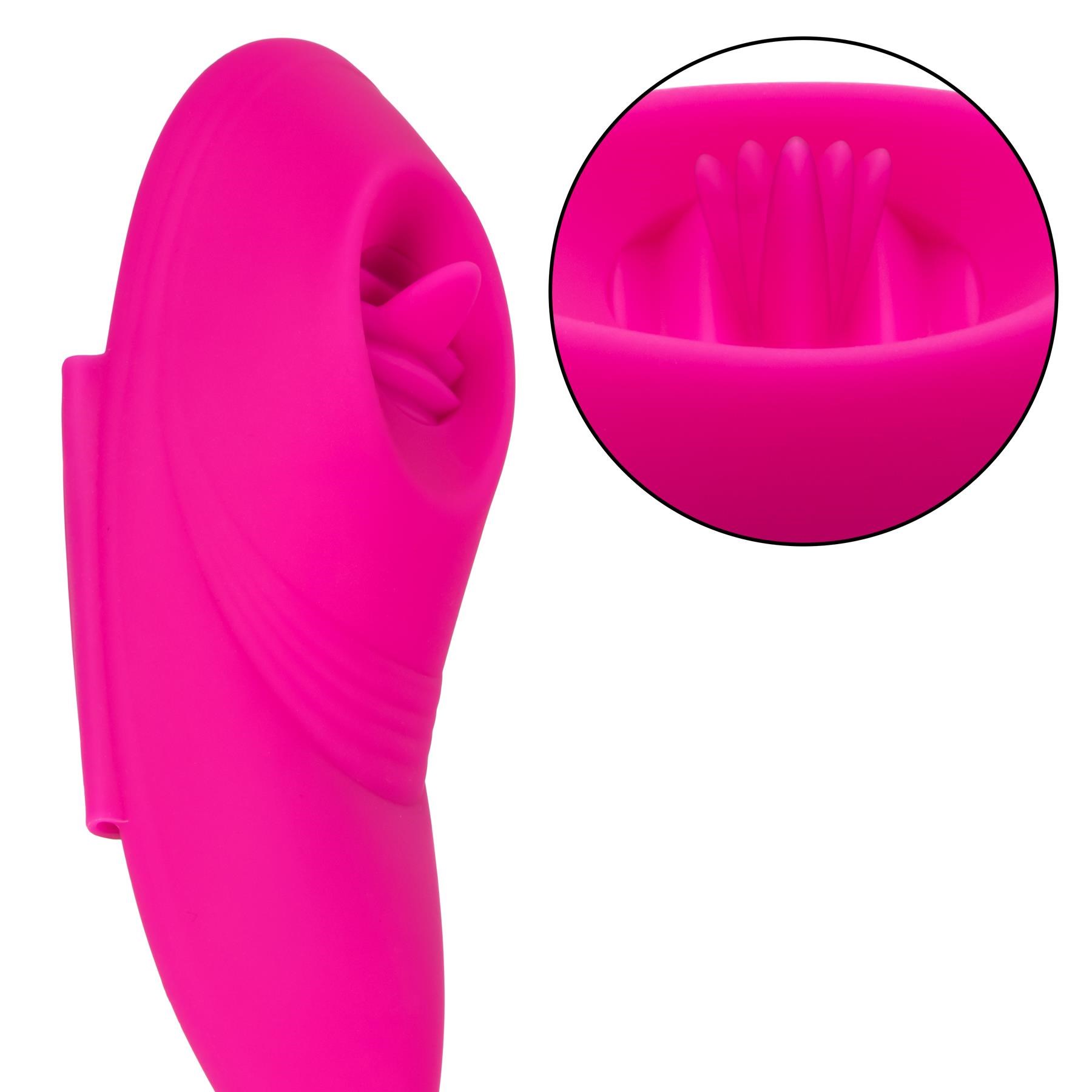 Lock-N-Play Remote Flicker Panty Teaser - Panty Vibe  - Close Up on Clit Flicker