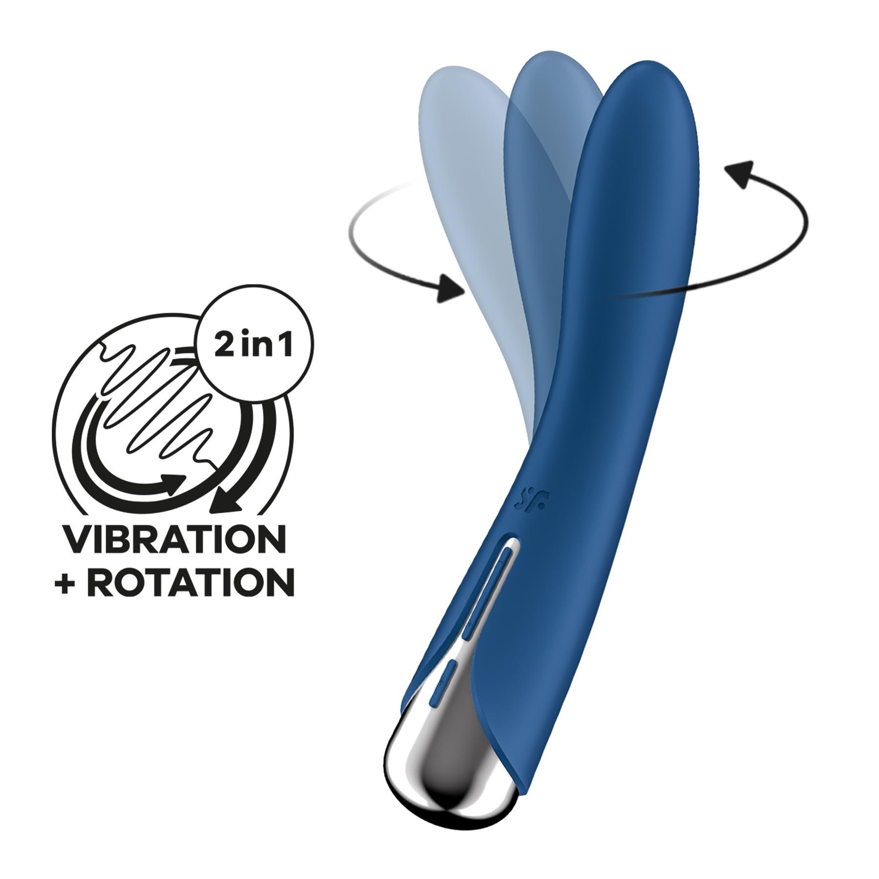 Satisfyer Spinning Vibrator - Product Shot - Showing Spinning Motion