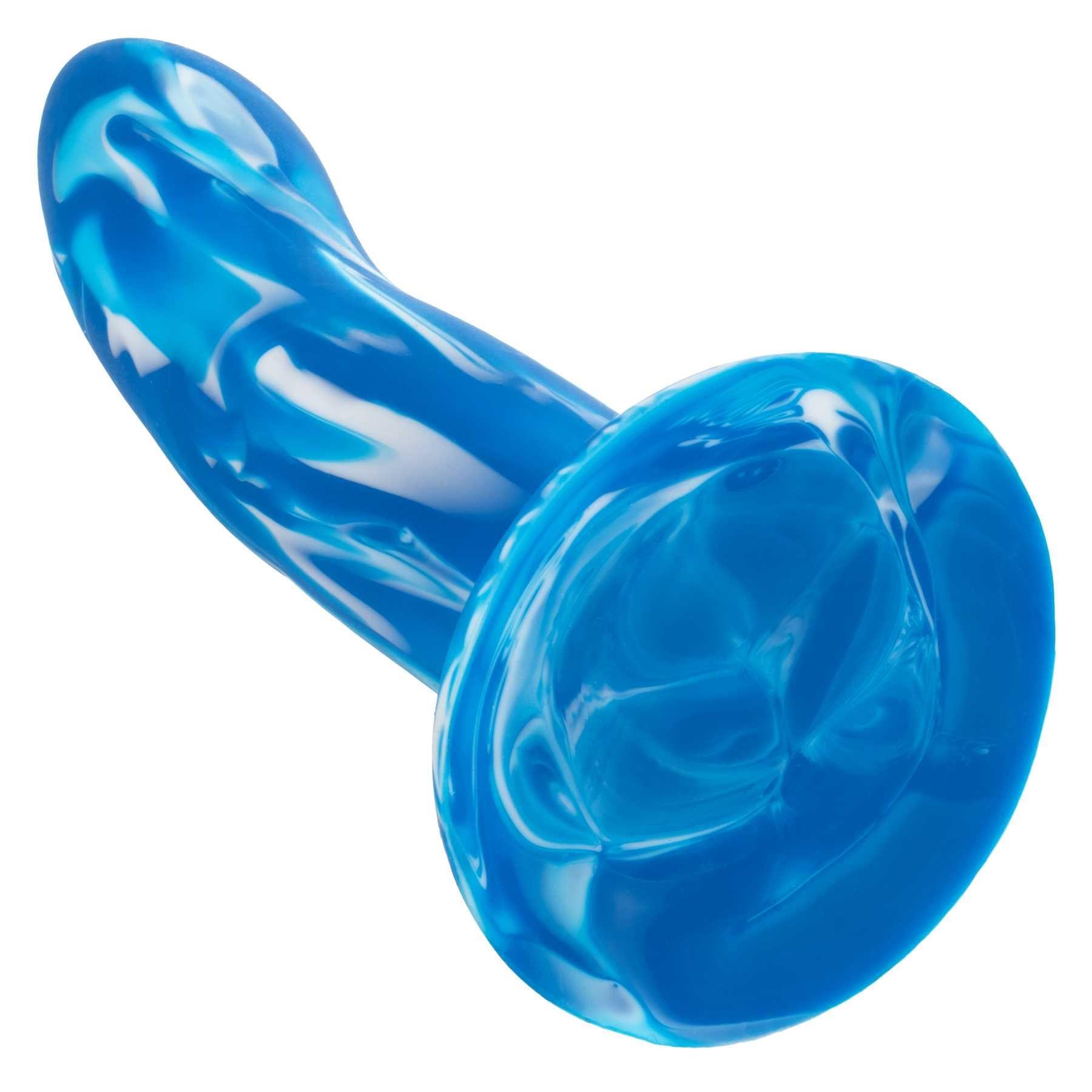 Twisted Love Twisted Probe laying on table probe suction cup end forward blue