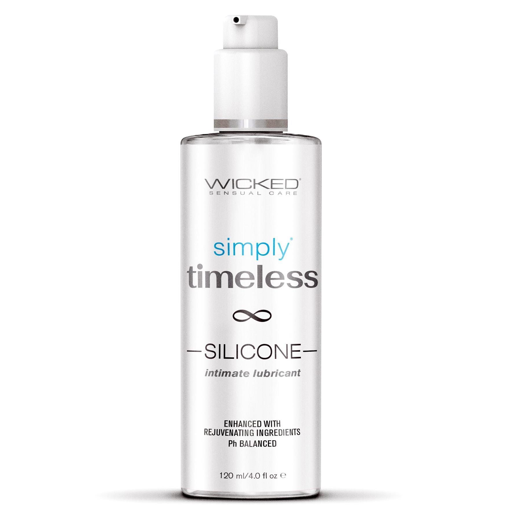 SIMPLY® TIMELESS SILICONE front of bottle