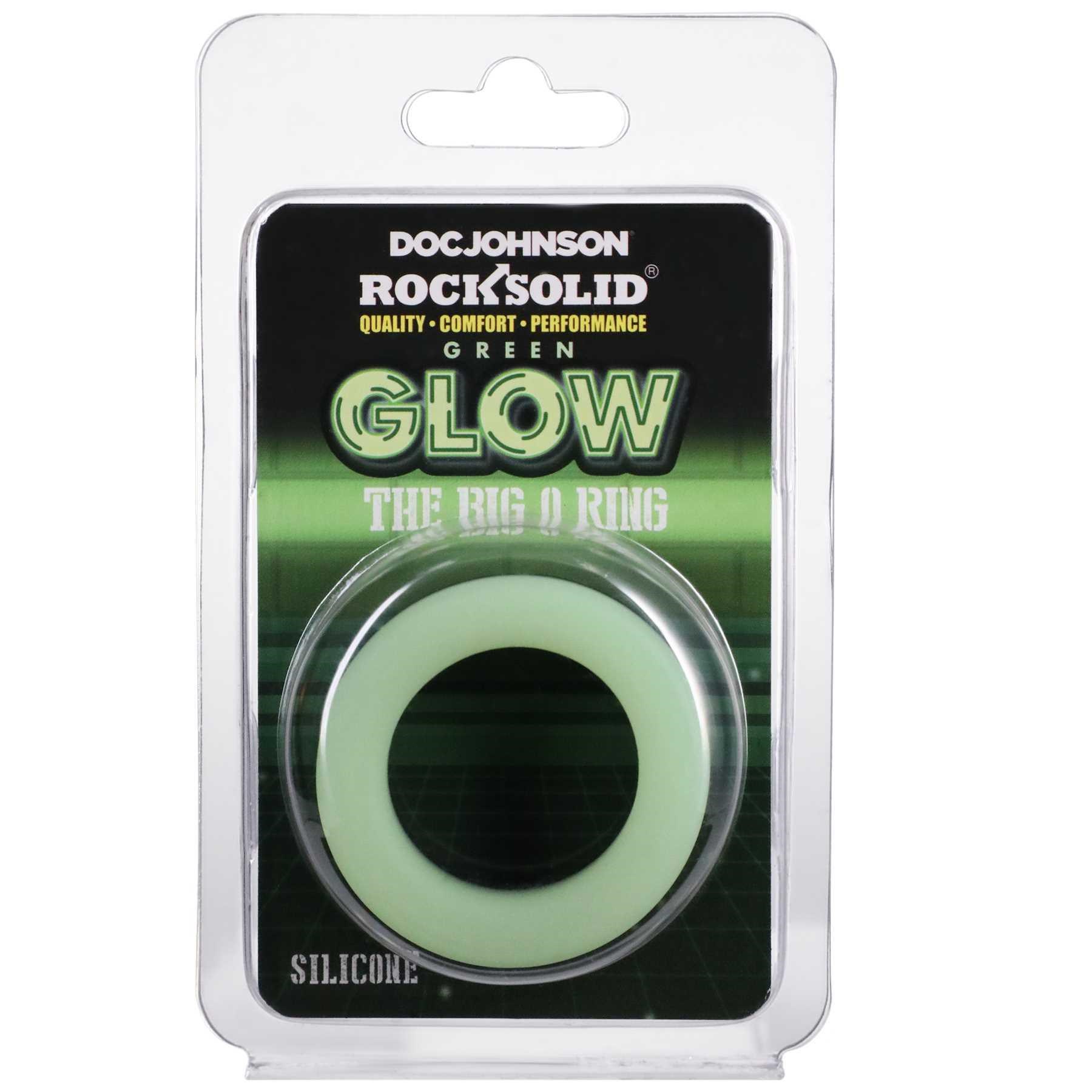 Rock Solid Glow-In-Dark Big OOO Ring front of package