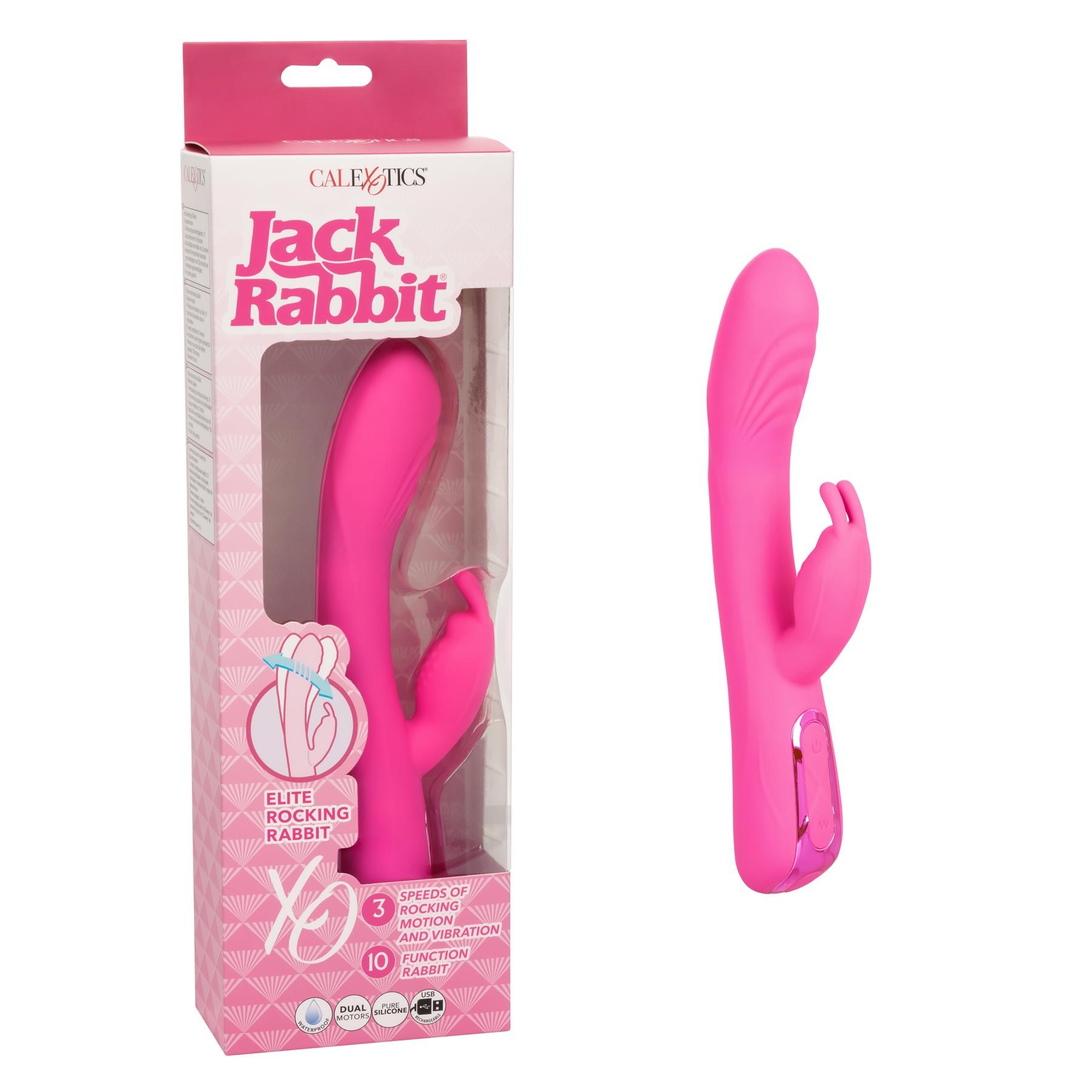 Jack Rabbit Elite Rocking Rabbit- Product and Packaging