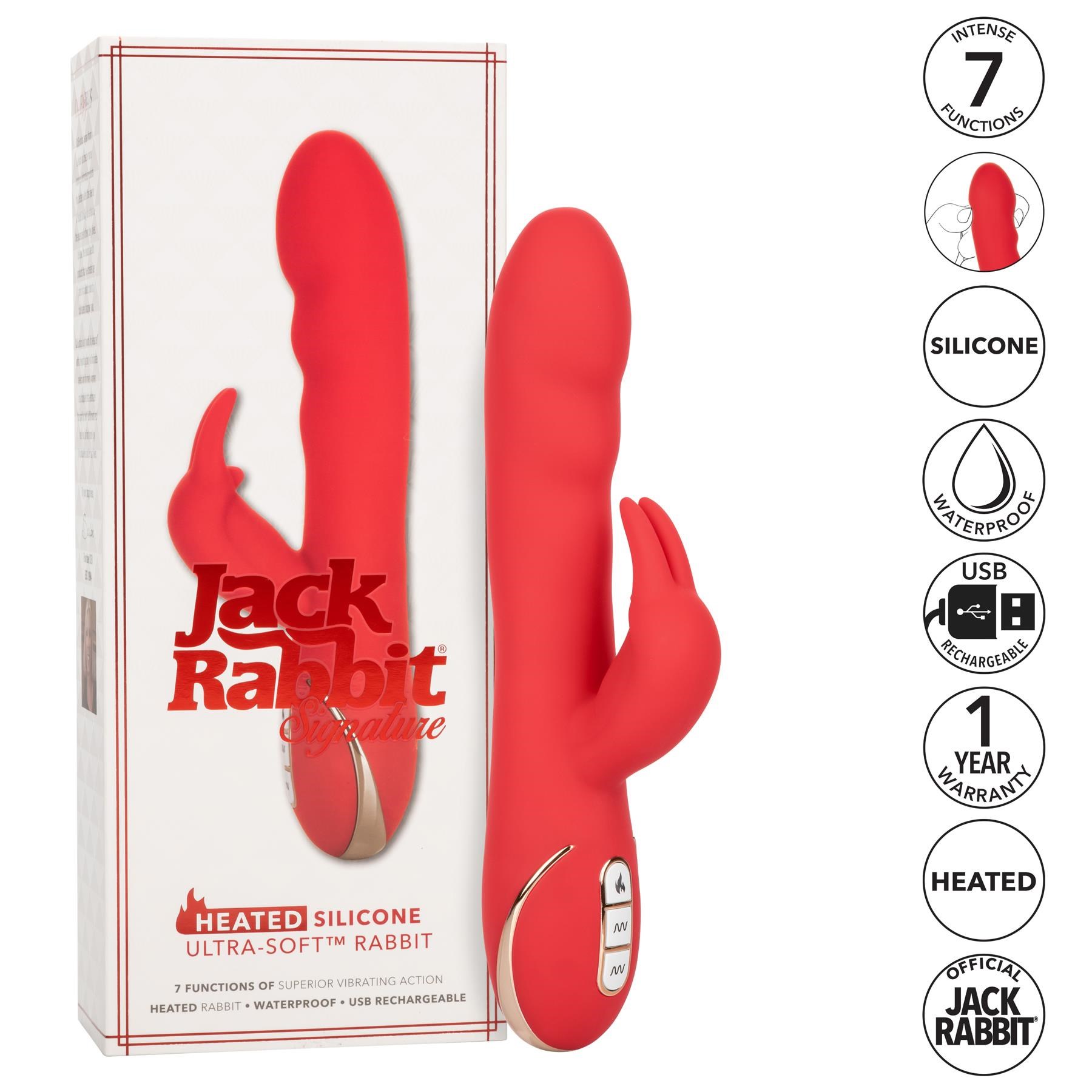 Jack Rabbit Heated Ultra-Soft Rabbit- Features