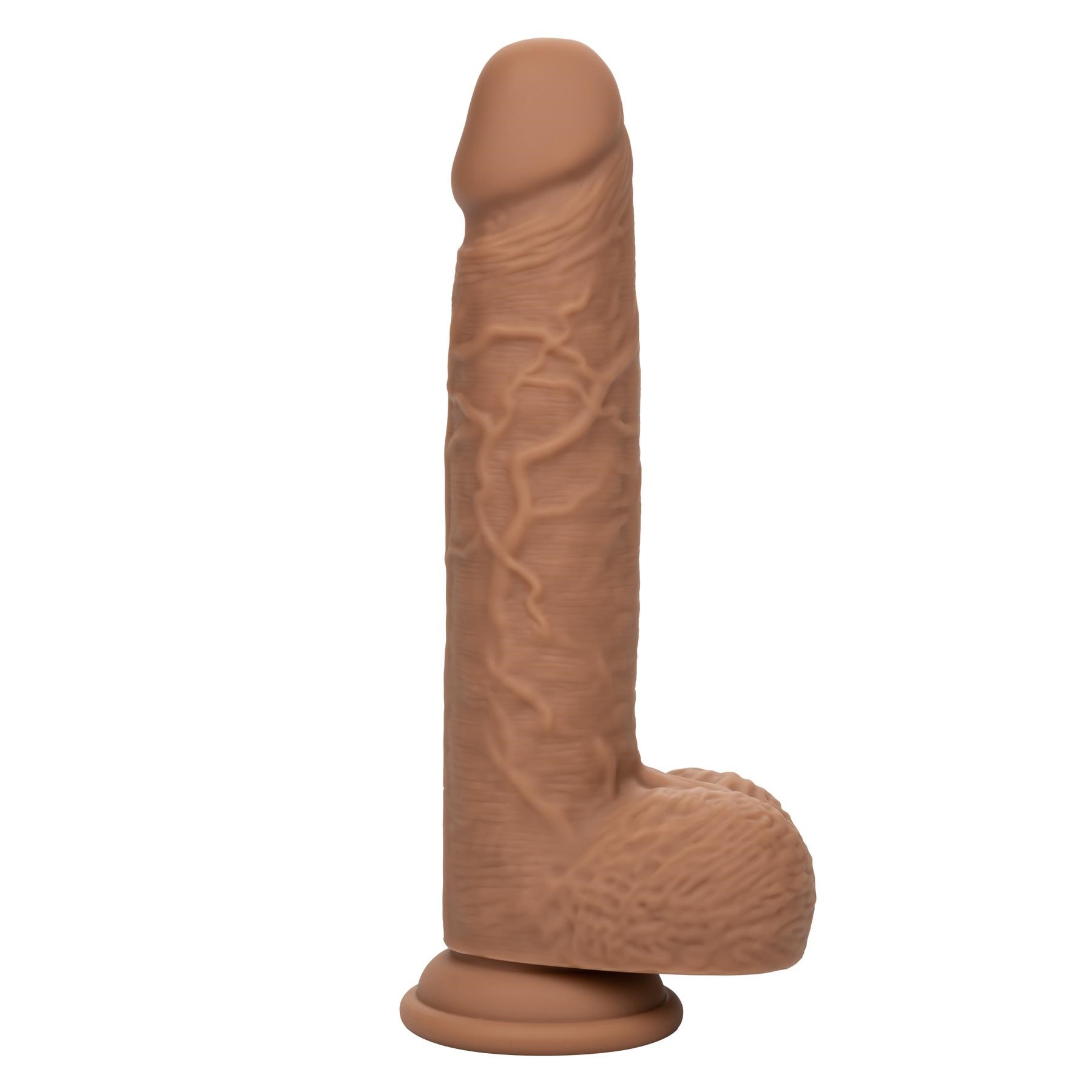 F*ck Stick Squirting and Vibrating Dildo- Product Shot #1 - Brown