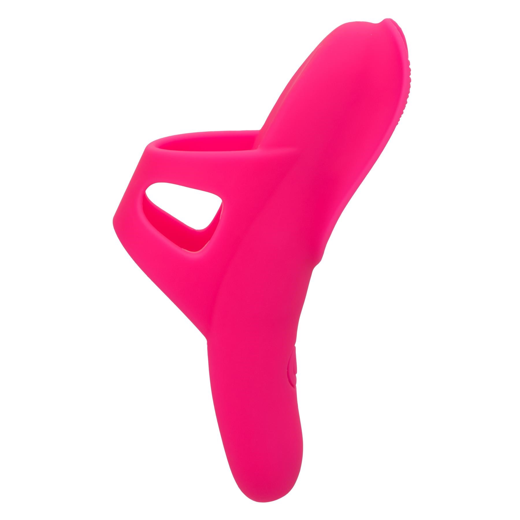 Neon Vibes The Nubby Finger Vibrator- Product Shot #3
