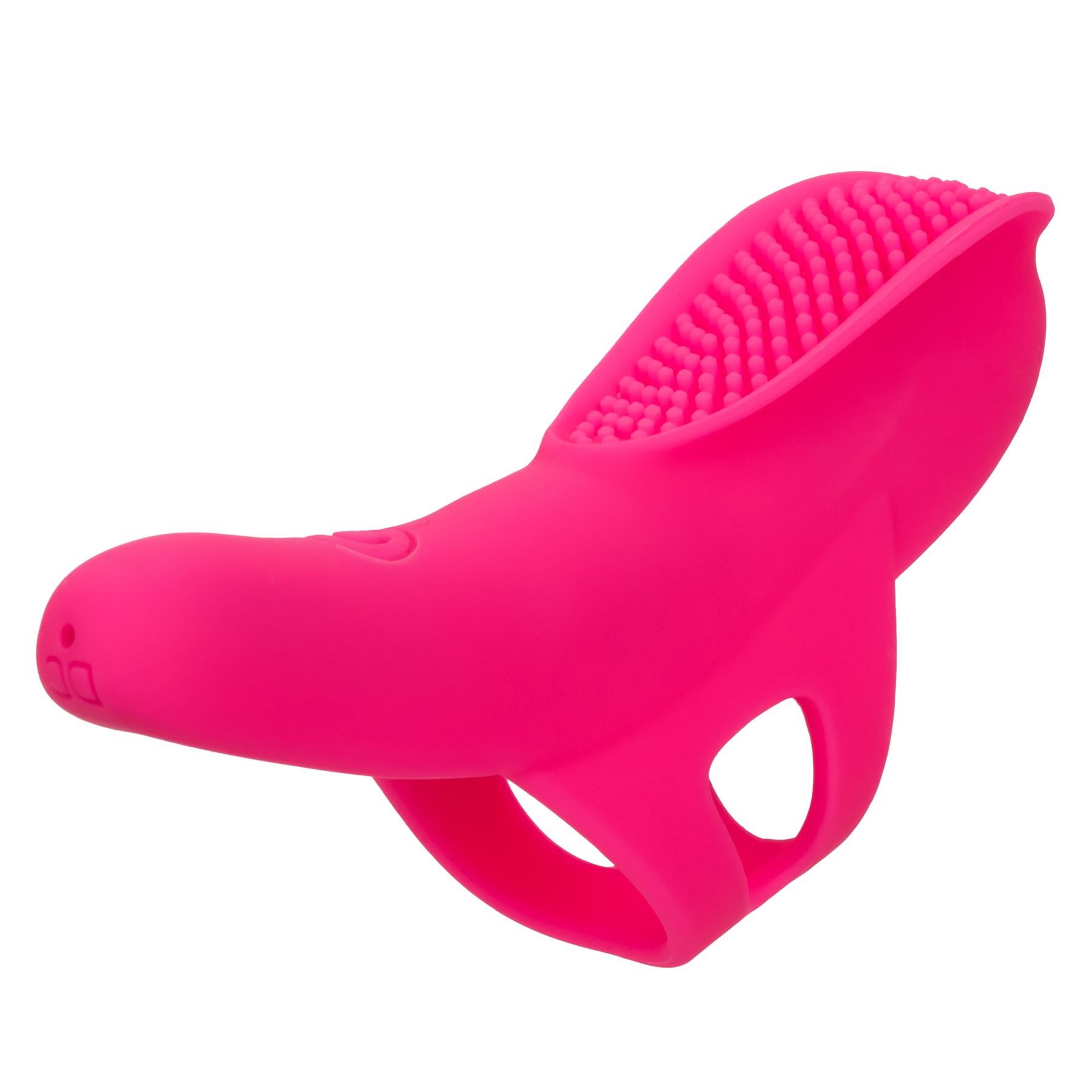 Neon Vibes The Nubby Finger Vibrator- Product Shot #4