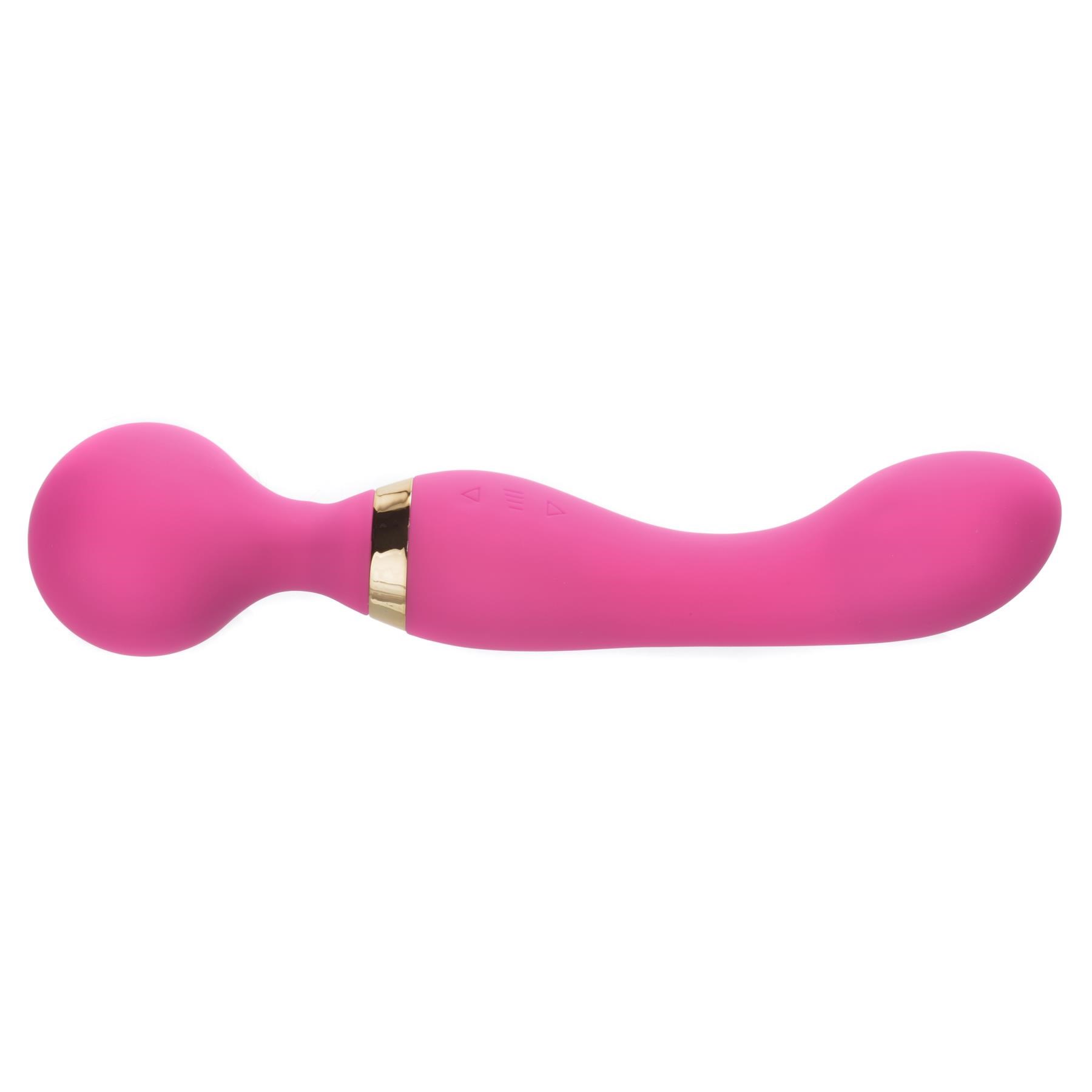 Dual Pleasures Rechargeable Wand Massager- Product Shot #2