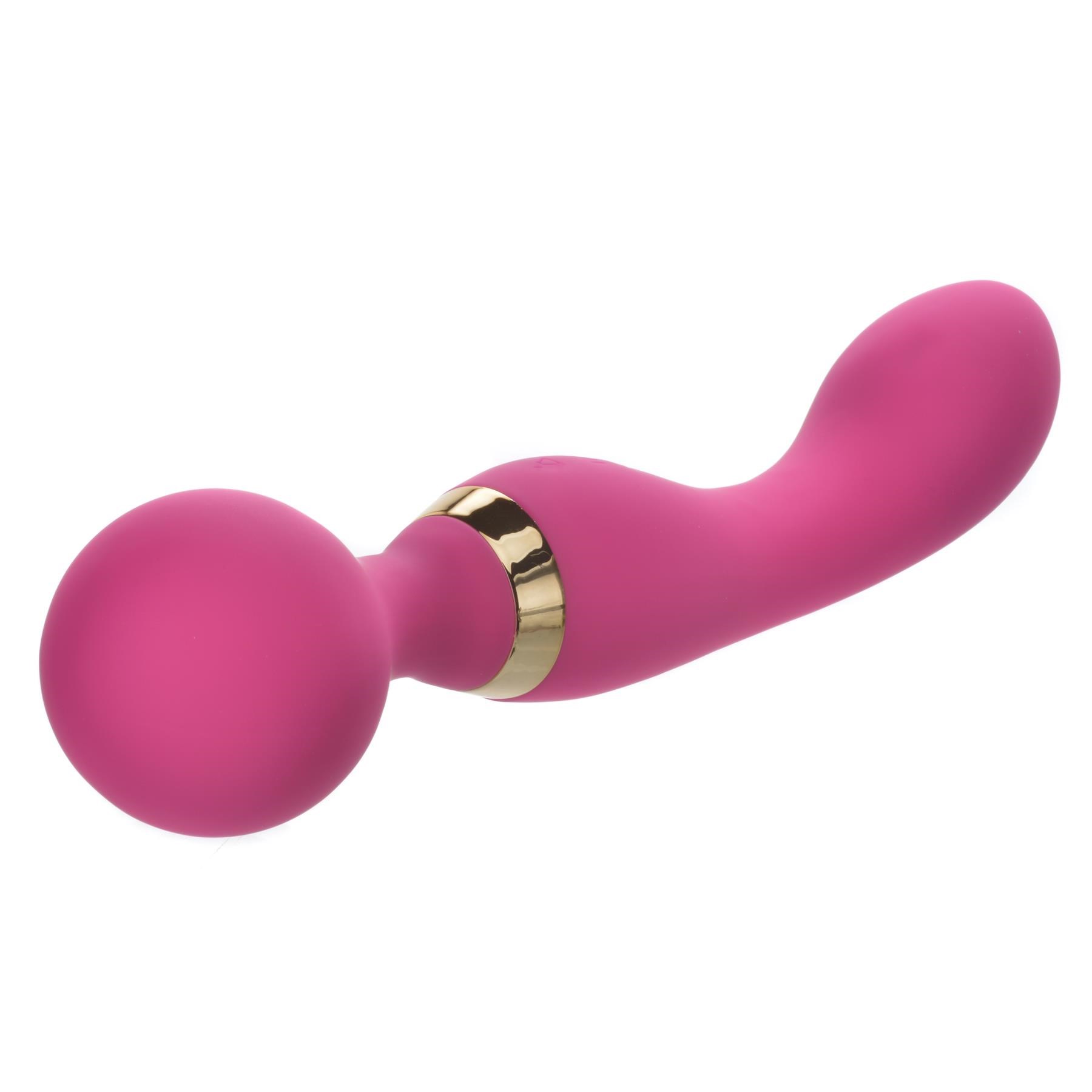 Dual Pleasures Rechargeable Wand Massager- Product Shot #3