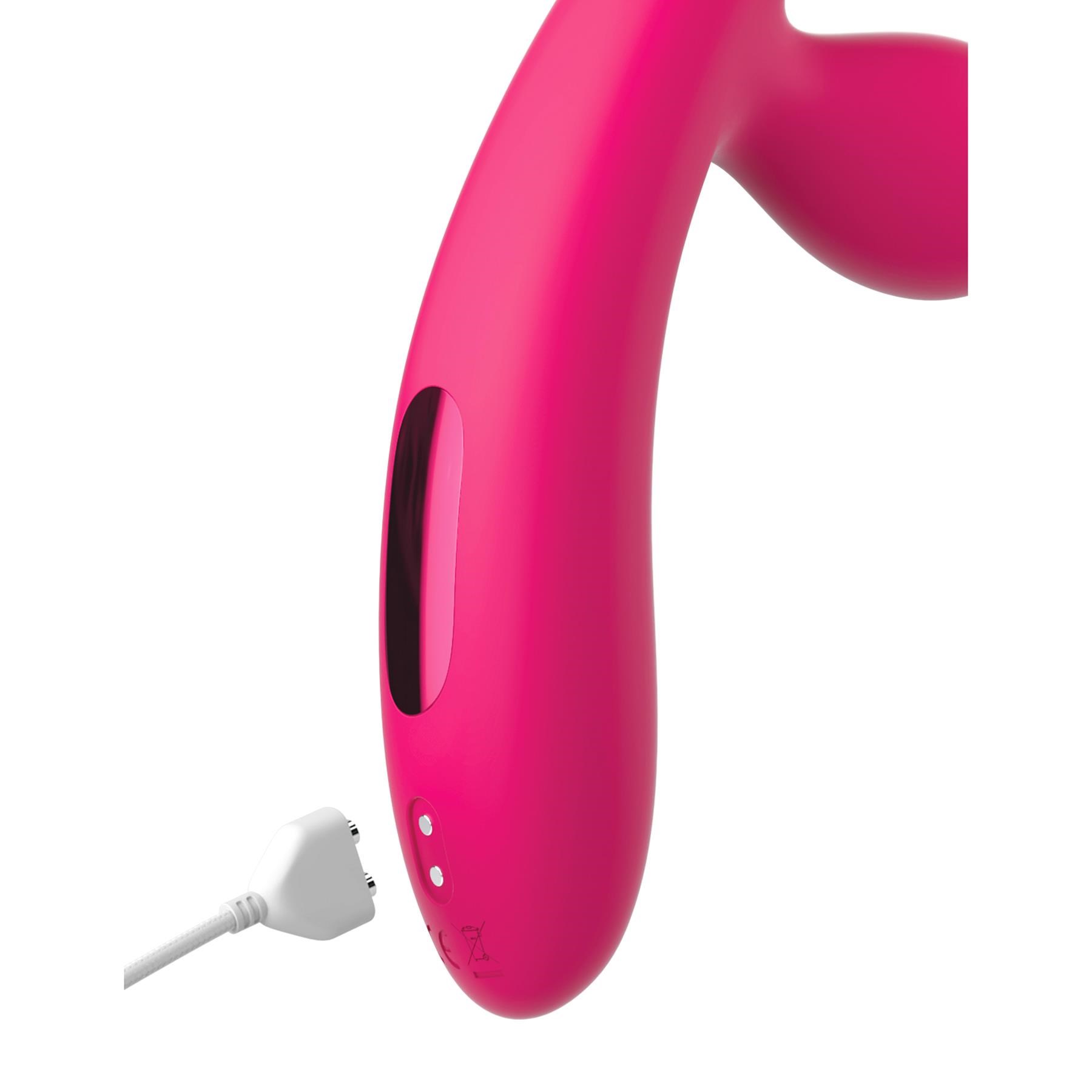 Jimmy Jane Reflexx Rabbit 3 Vibrator - Showing Where Charging Cable is Placed