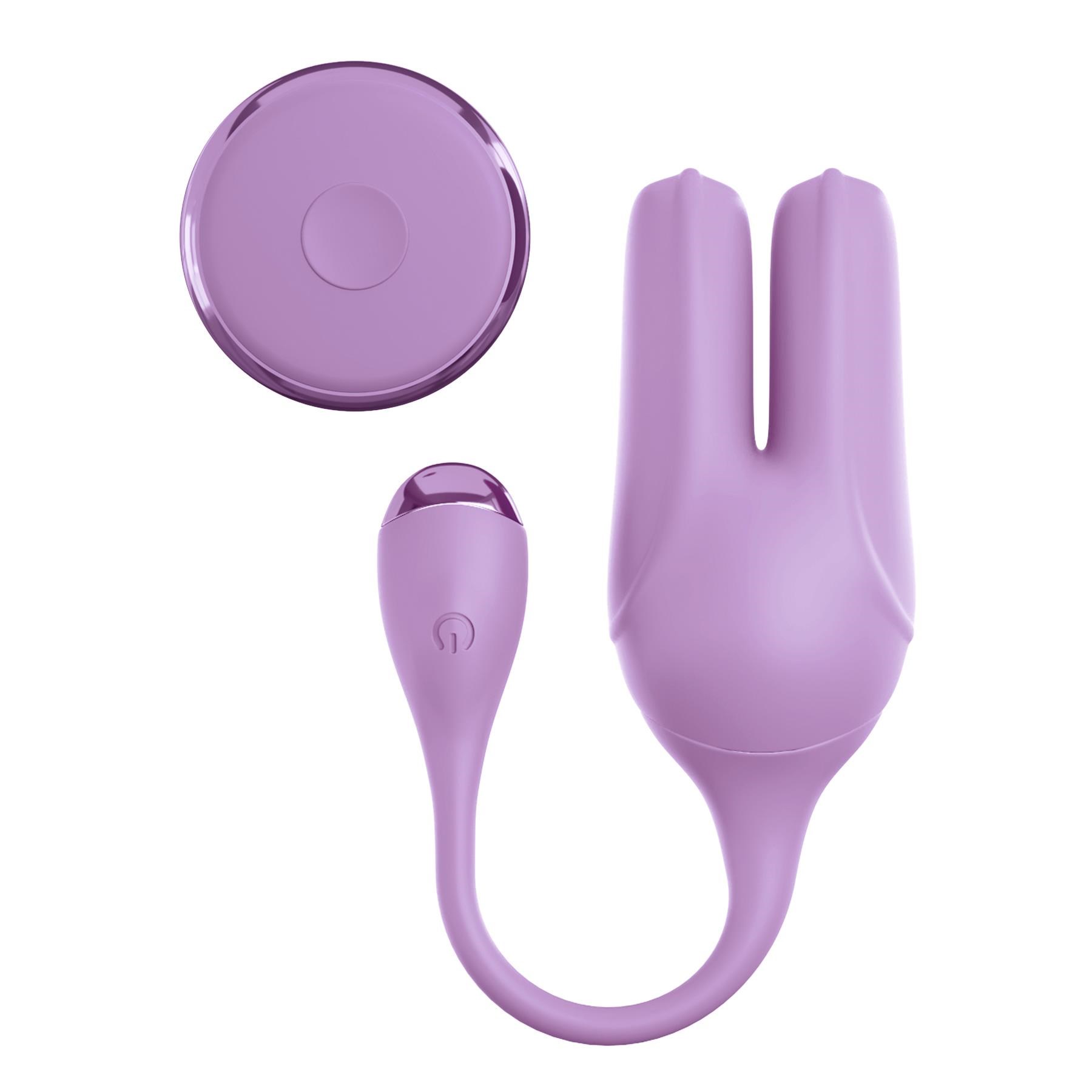 Jimmy Jane Form 2 Kegel Trainer With Remote Control - Product and Remote