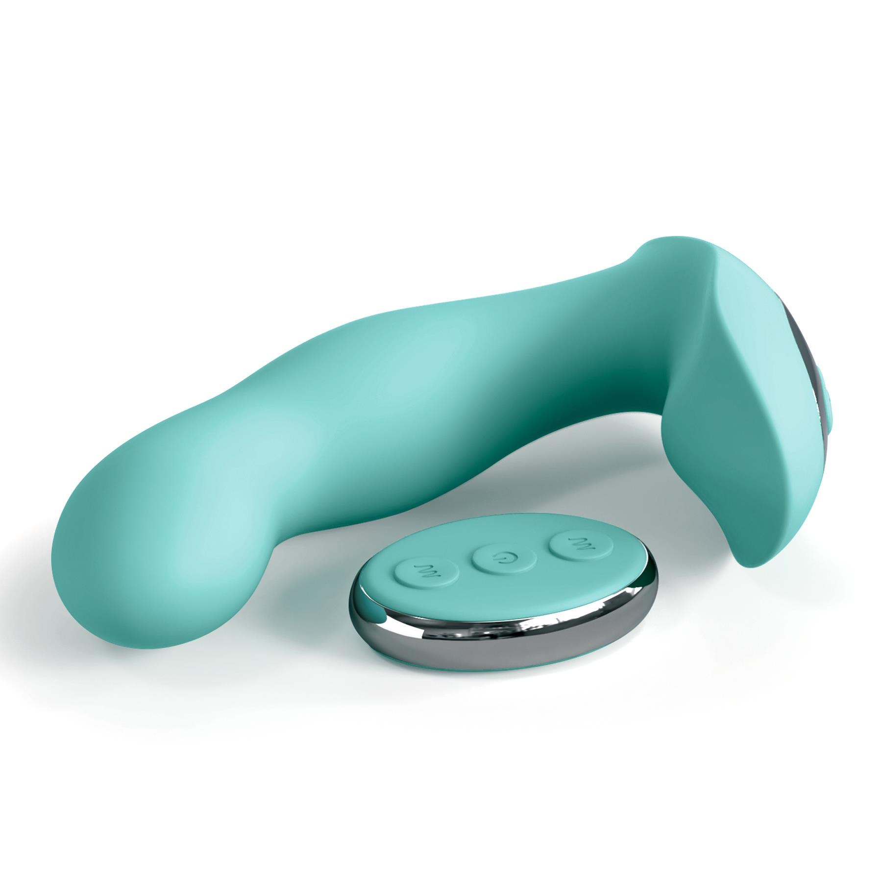 Jimmy Jane Pulsus G-Spot Vibrator With Remote Control - Product and Remote