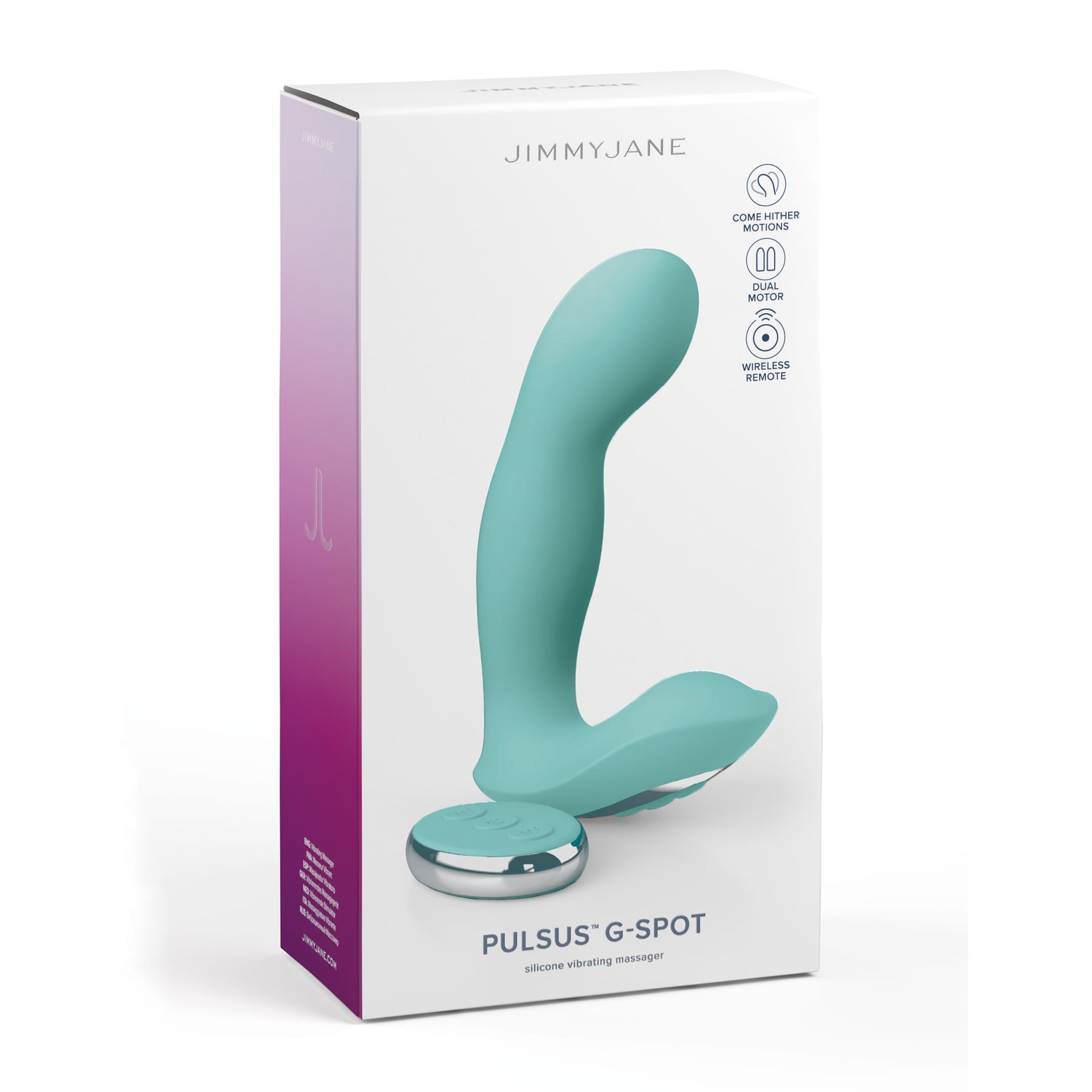 Jimmy Jane Pulsus G-Spot Vibrator With Remote Control - Packaging