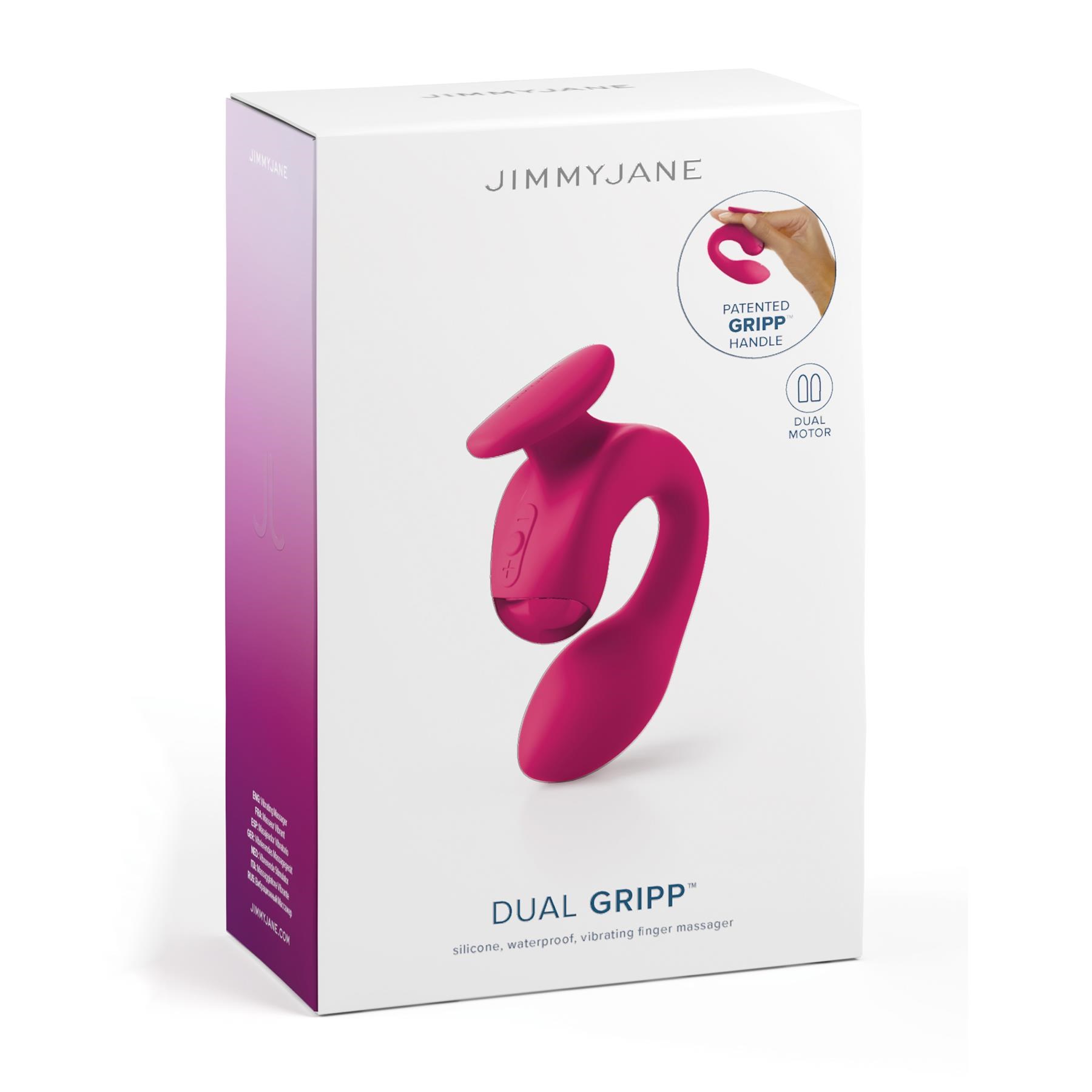 Jimmy Jane Dual Gripp Finger Vibrator - Packaging