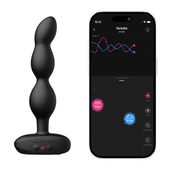 Lovense Ridge Bluetooth Rotating Anal Vibrator - Product and App
