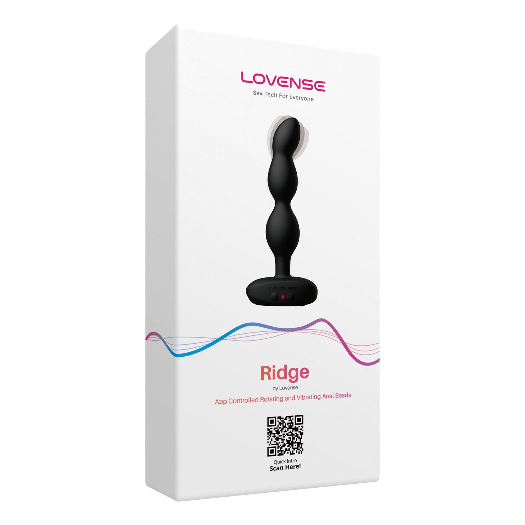 Lovense Ridge Bluetooth Rotating Anal Vibrator - Packaging