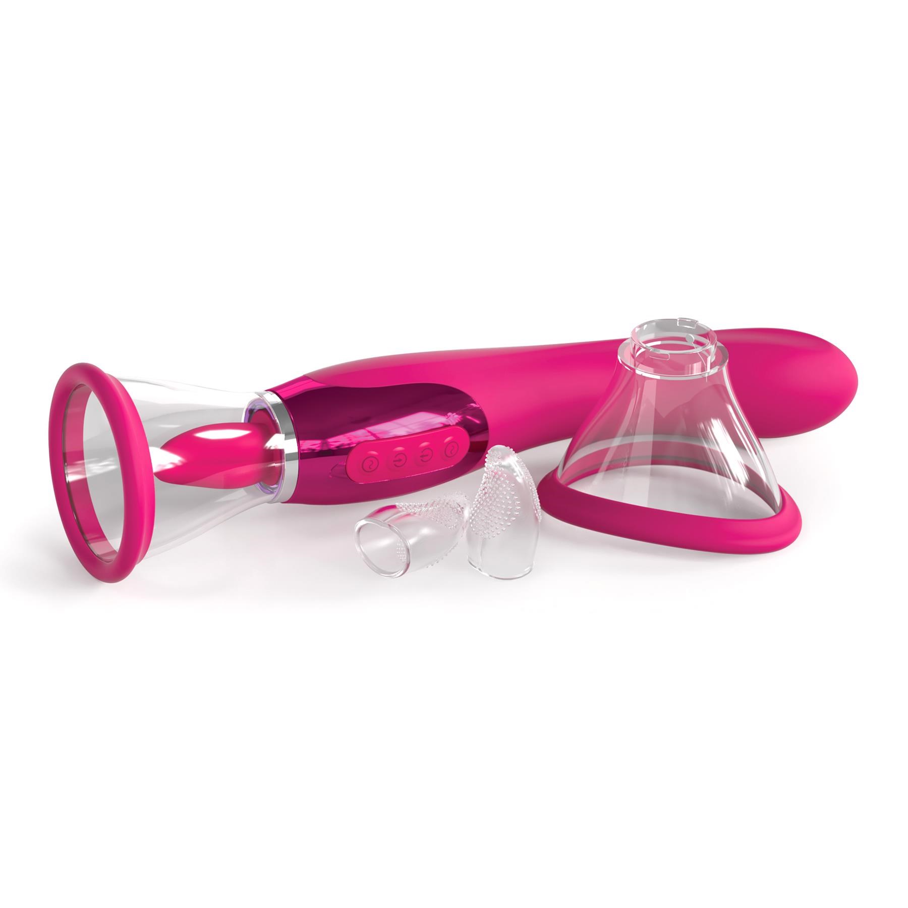 Jimmy Jane Apex Sucking, Licking and Vibrating Pussy Pump - Product Shot