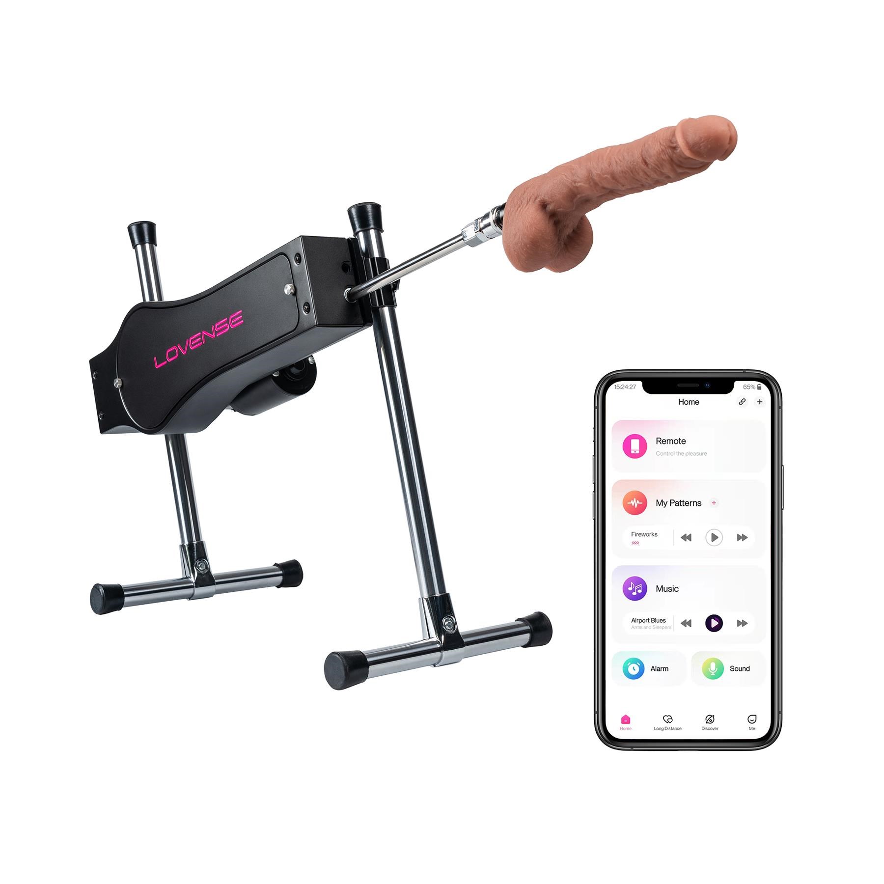 Lovense Bluetooth Sex Machine - Product and App