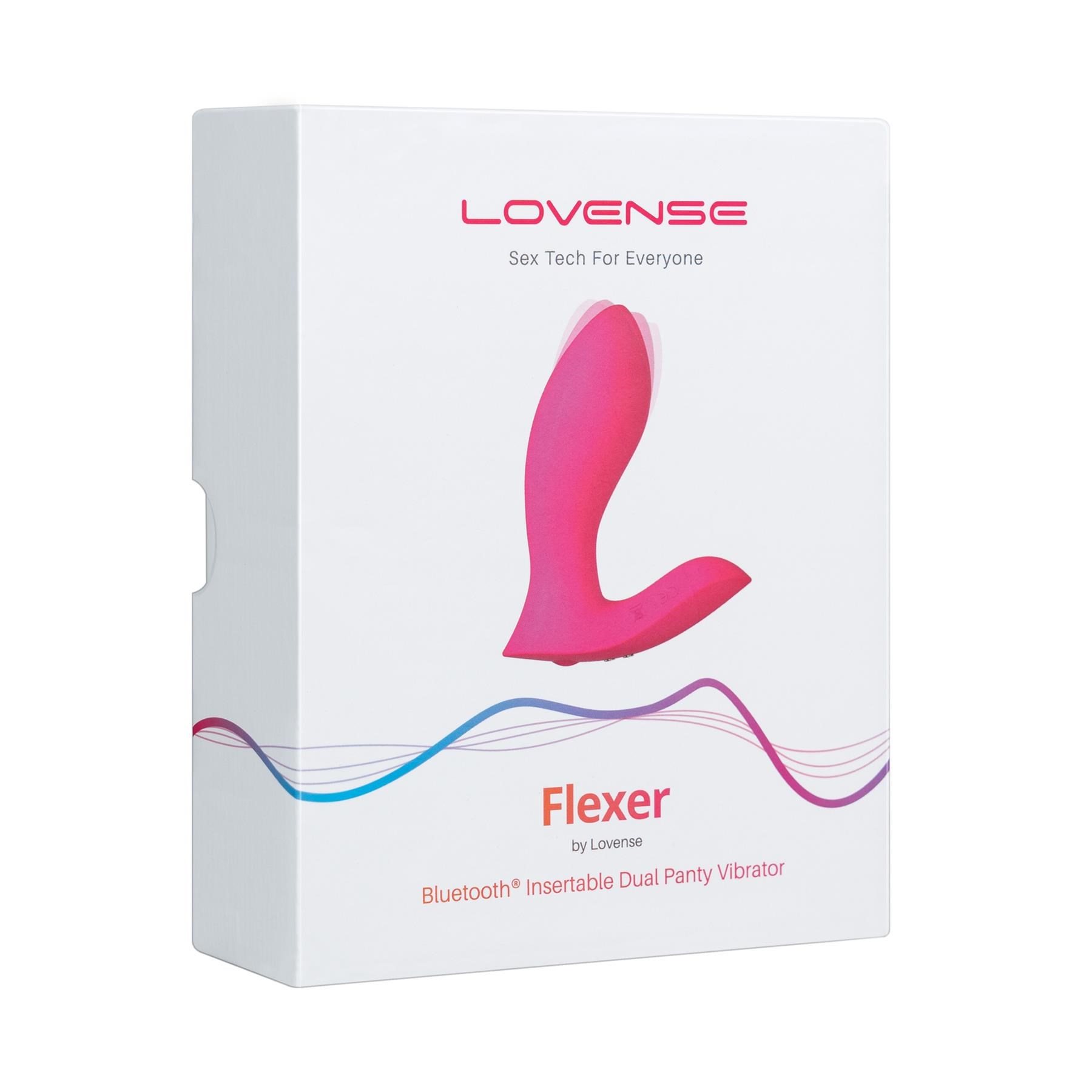 Lovense Bluetooth Flexer Come Hither Vibrator - Packaging