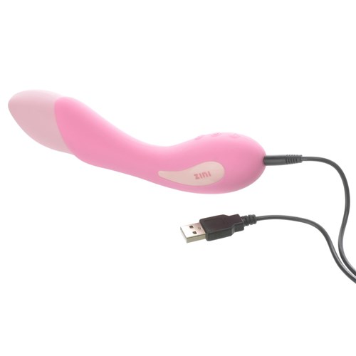 Zini Bloom G-Spot Massager- Showing Where Charging Cable is Placed