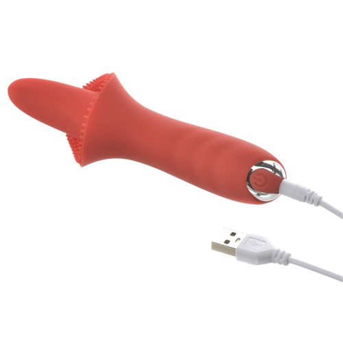 Clit-Tastic Luscious Clit Licker - Showing Where Charging Cable is Placed