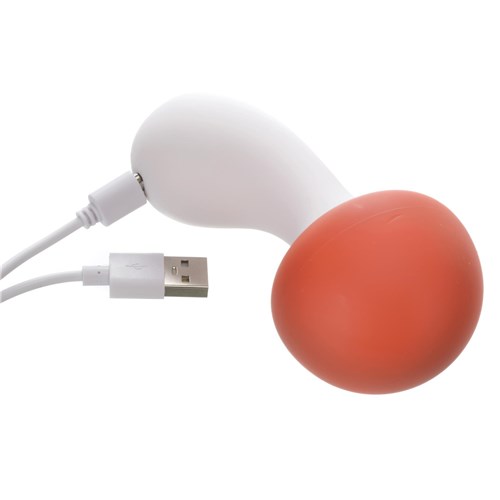 Maia Shroomie Mini Wand Massager- Showing Where Charging Cable is Placed