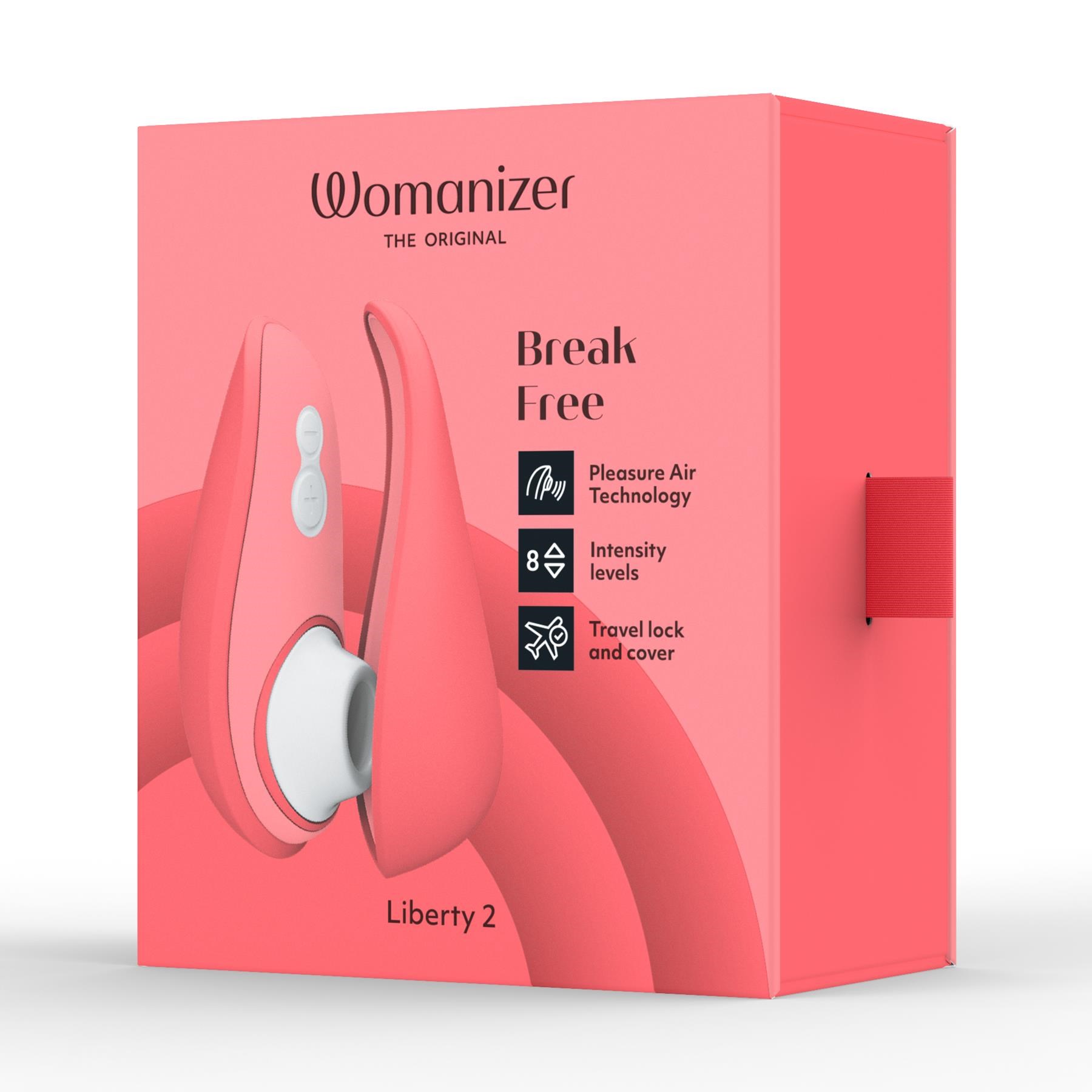 Womanizer Liberty 2 Pleasure Air Clitoral Stimulator- Packaging