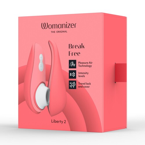 Womanizer Liberty 2 Pleasure Air Clitoral Stimulator- Packaging
