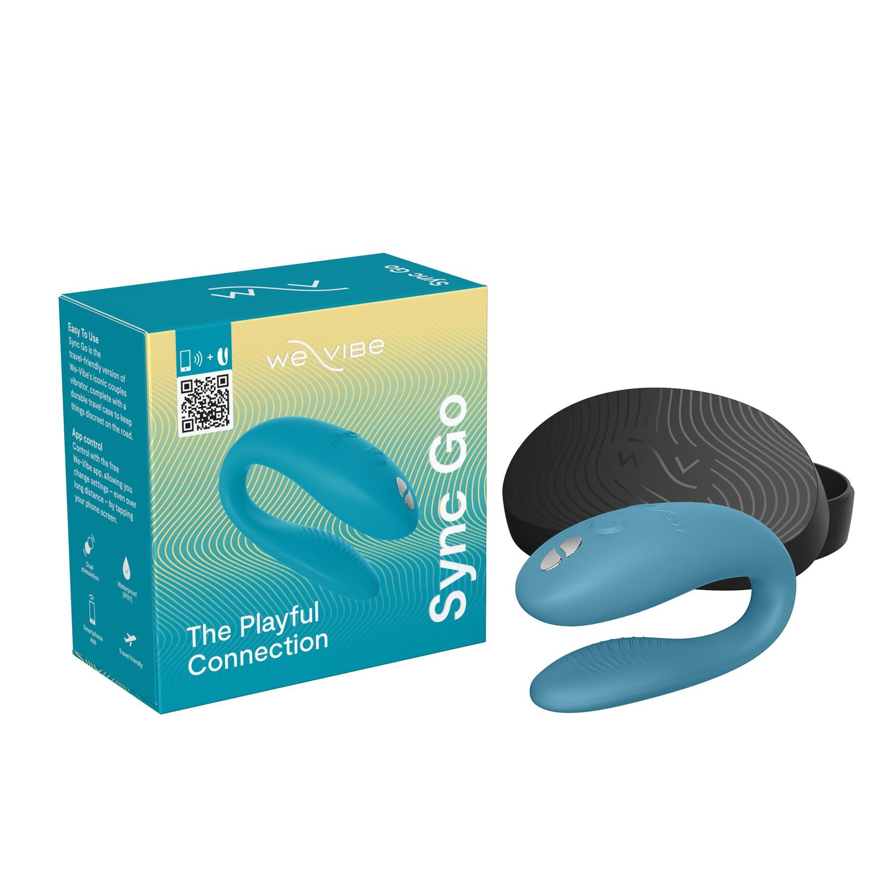 We-Vibe Sync Go Couples Vibrator- Product and Packaging