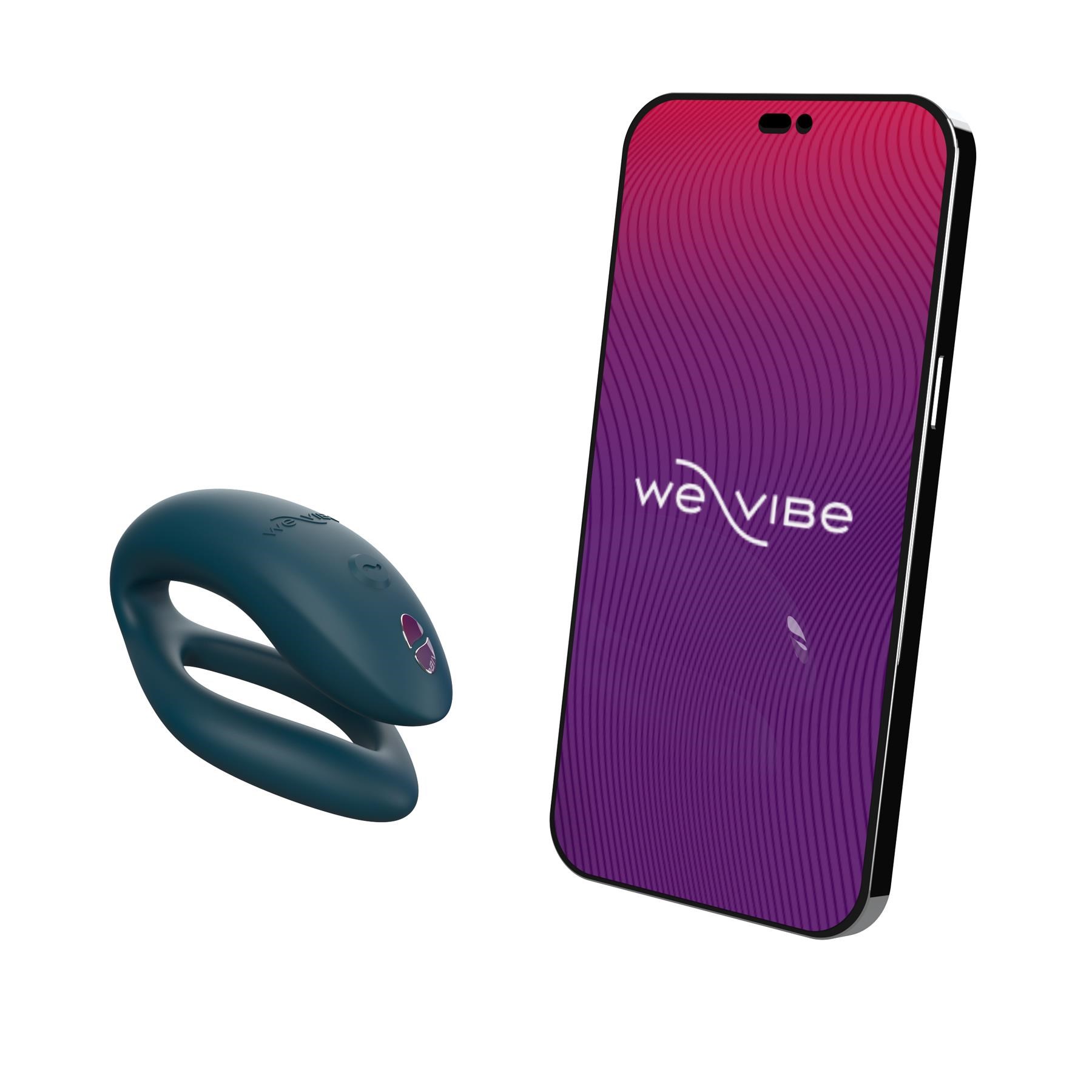 We-Vibe Sync O Couples Vibrator - Product and App