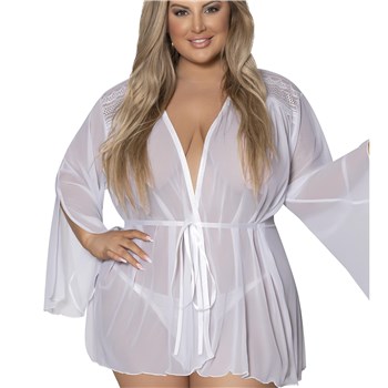 Modern Romance Flowing short Robe q/s front cropped