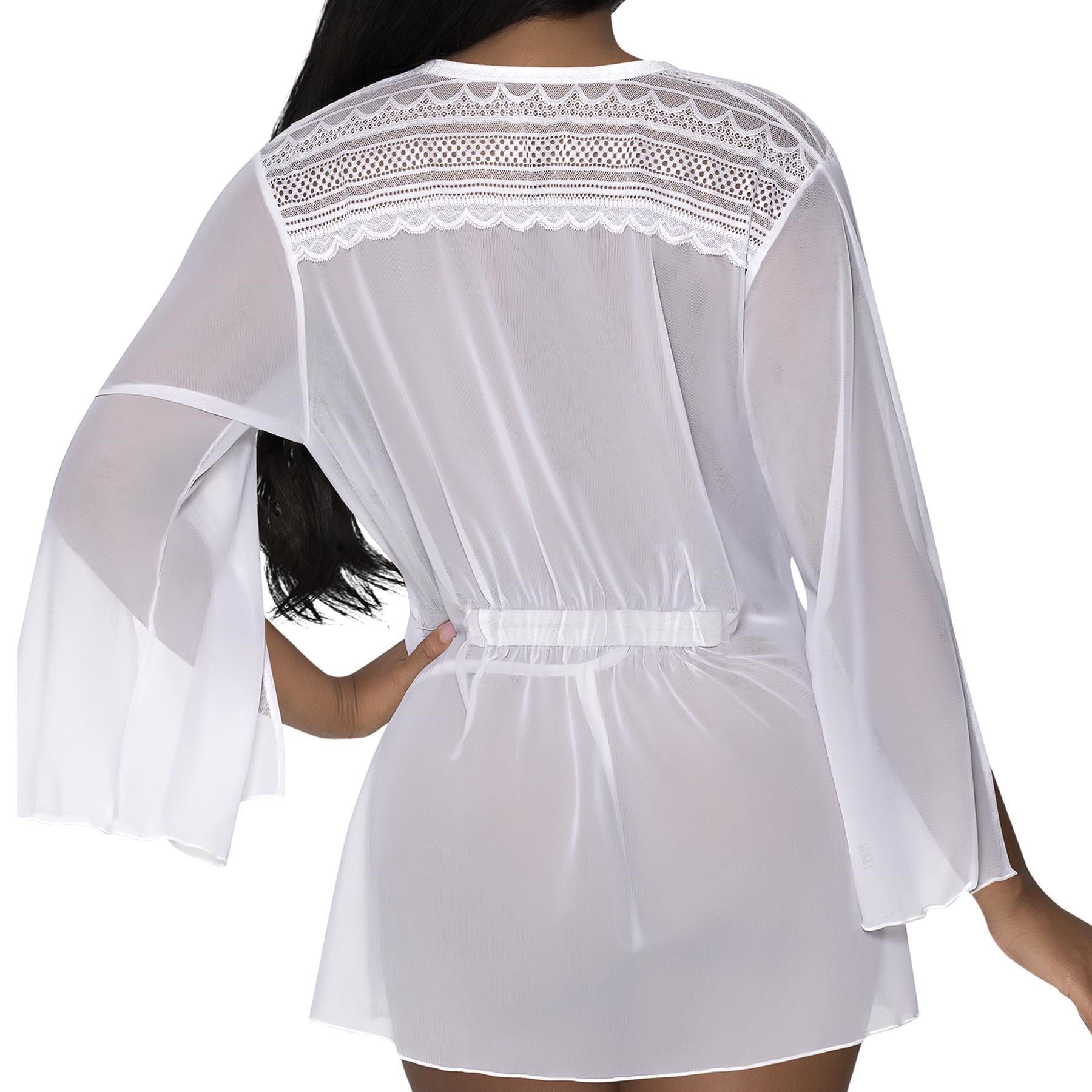Modern Romance Flowing short Robe o/s back cropped