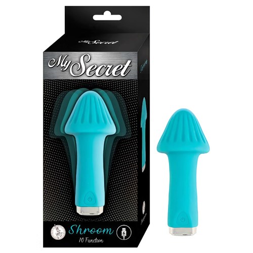 My Secret Shroom Vibrator - Product and Packaging