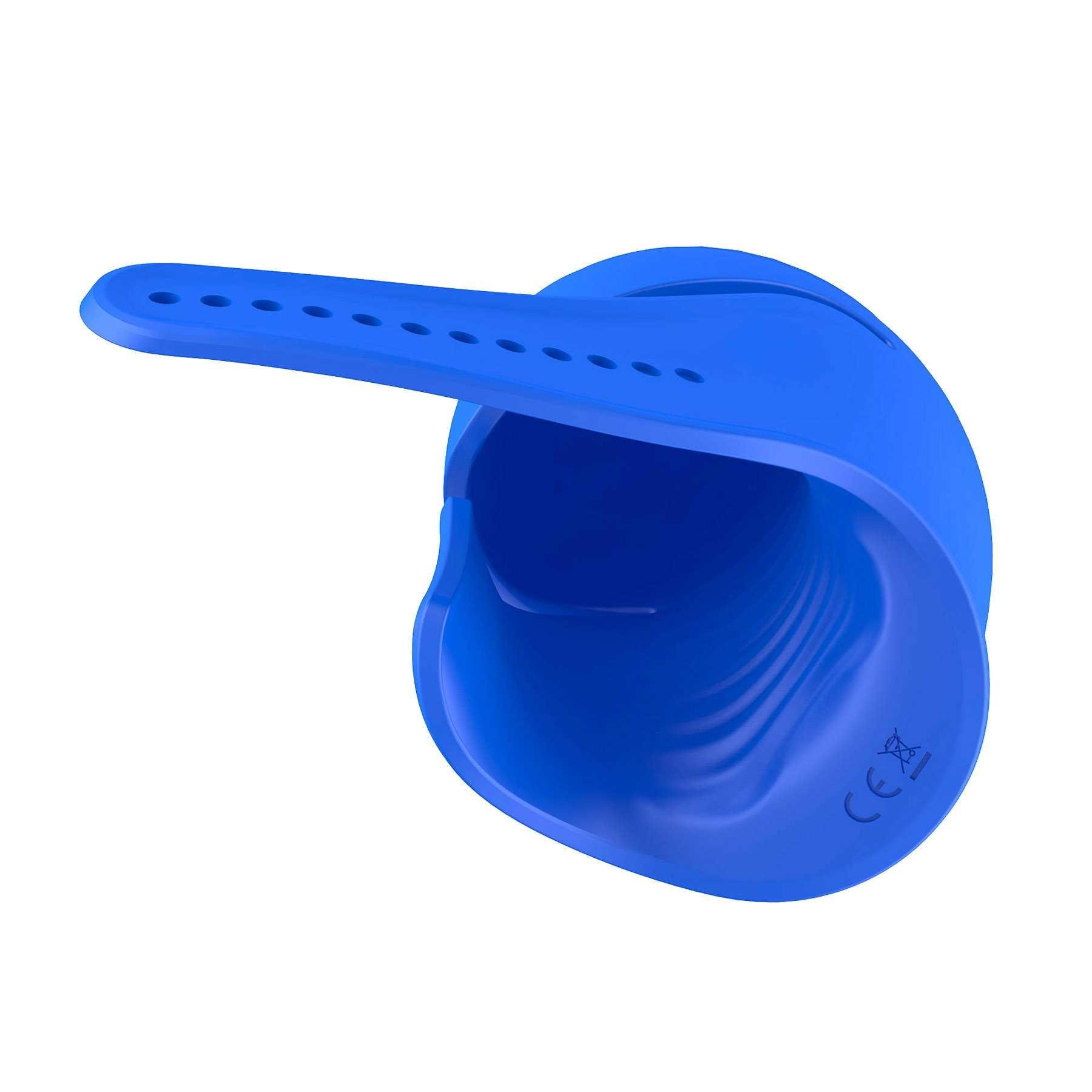 Gladiator Tip Vibrator laying on table blue