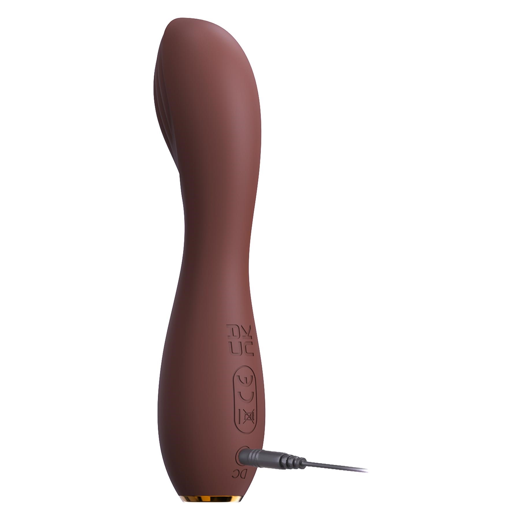 Sable Seduction Bendable Vibrator - Showing Where Charging Cable is Placed