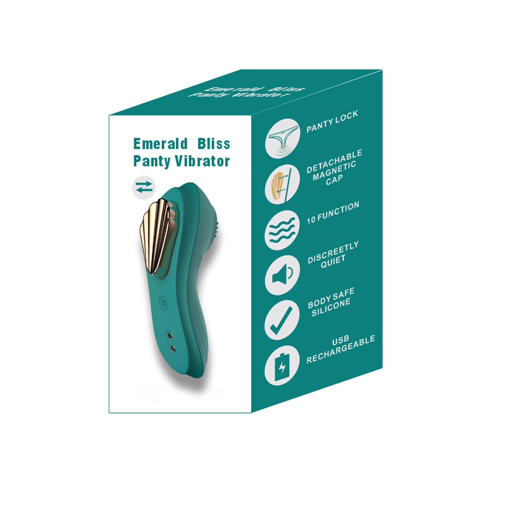 Emerald Bliss Panty Vibrator - Packaging Shot