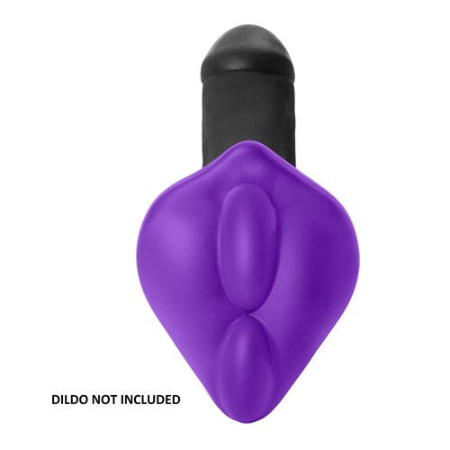 Banana Pants Bumpher Dildo Grinder Cushion - Product Shot with Dildo (Dildo Not Included)