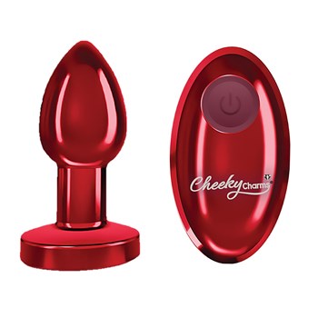 Cheeky Charms Remote Control Butt Plug - Product and Remote