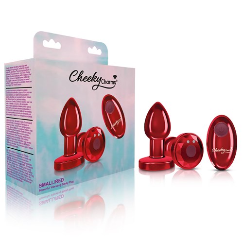 Cheeky Charms Remote Control Butt Plug - Product and Packaging
