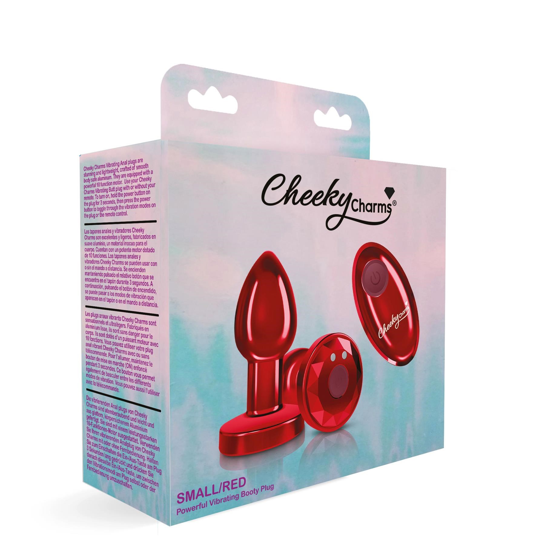 Cheeky Charms Remote Control Butt Plug - Packaging