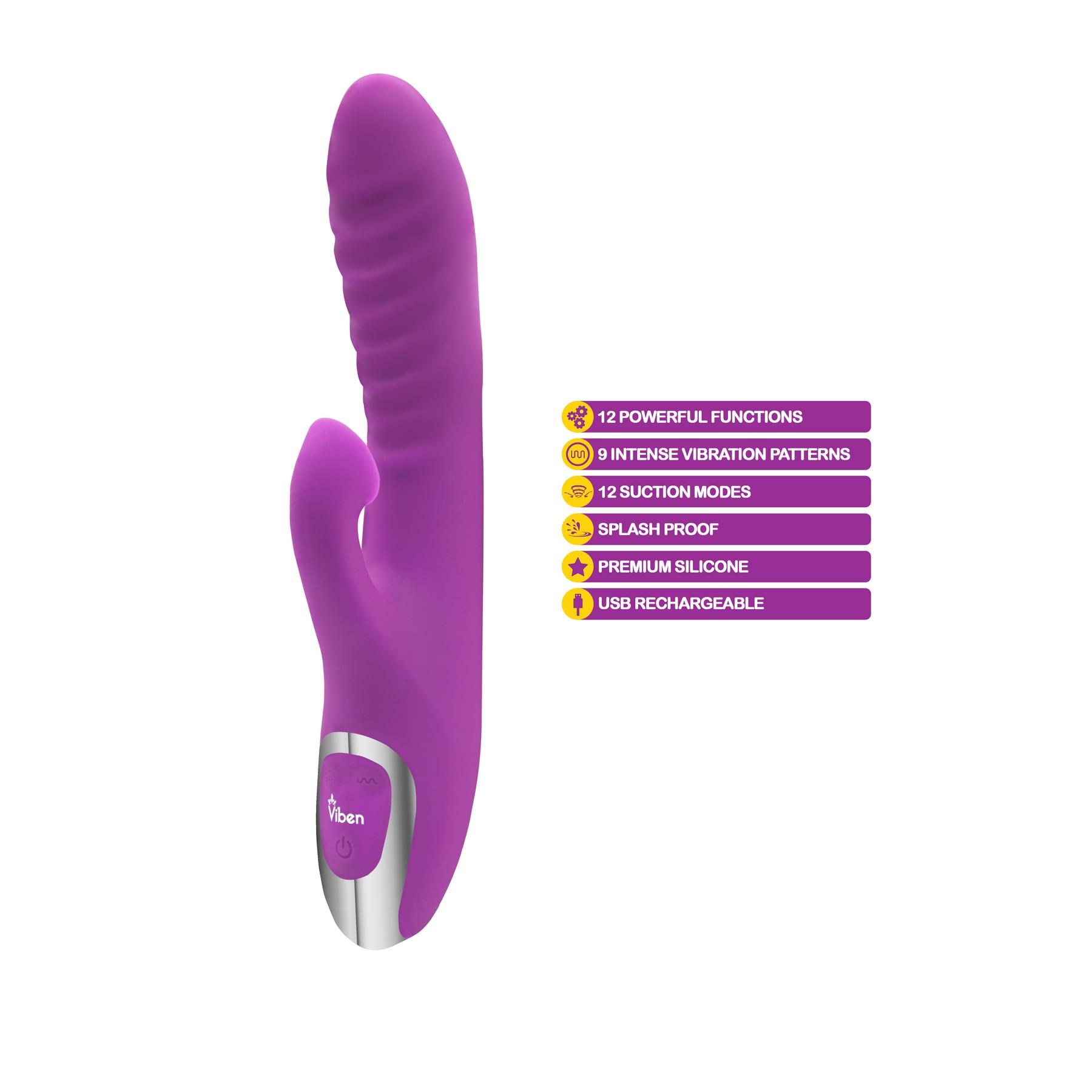 Frenzy Rechargeable Suction Rabbit - Features