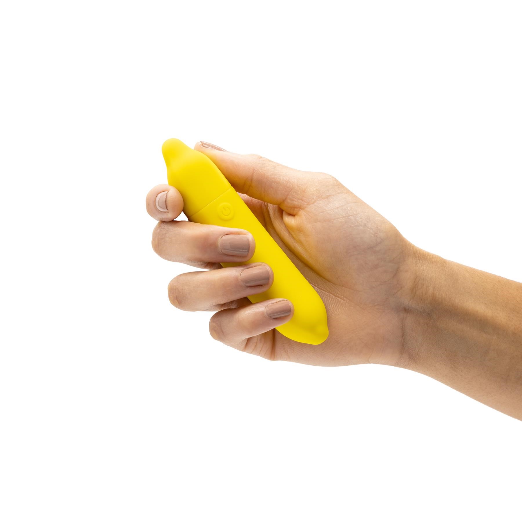 Emojibator Banana Emoji Vibrator - Hand Shot
