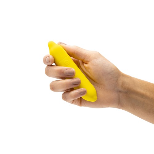 Emojibator Banana Emoji Vibrator - Hand Shot