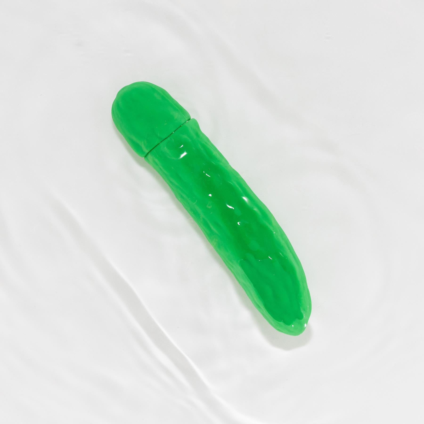 Emojibator Pickle Emoji Vibrator - Waterproof Shot