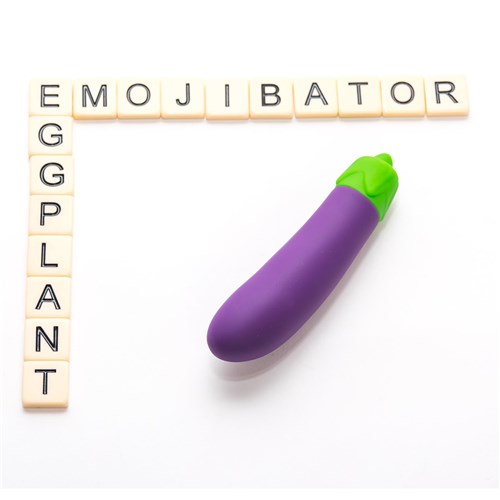 Emojibator Eggplant Emoji Vibrator - Lifestyle Shot